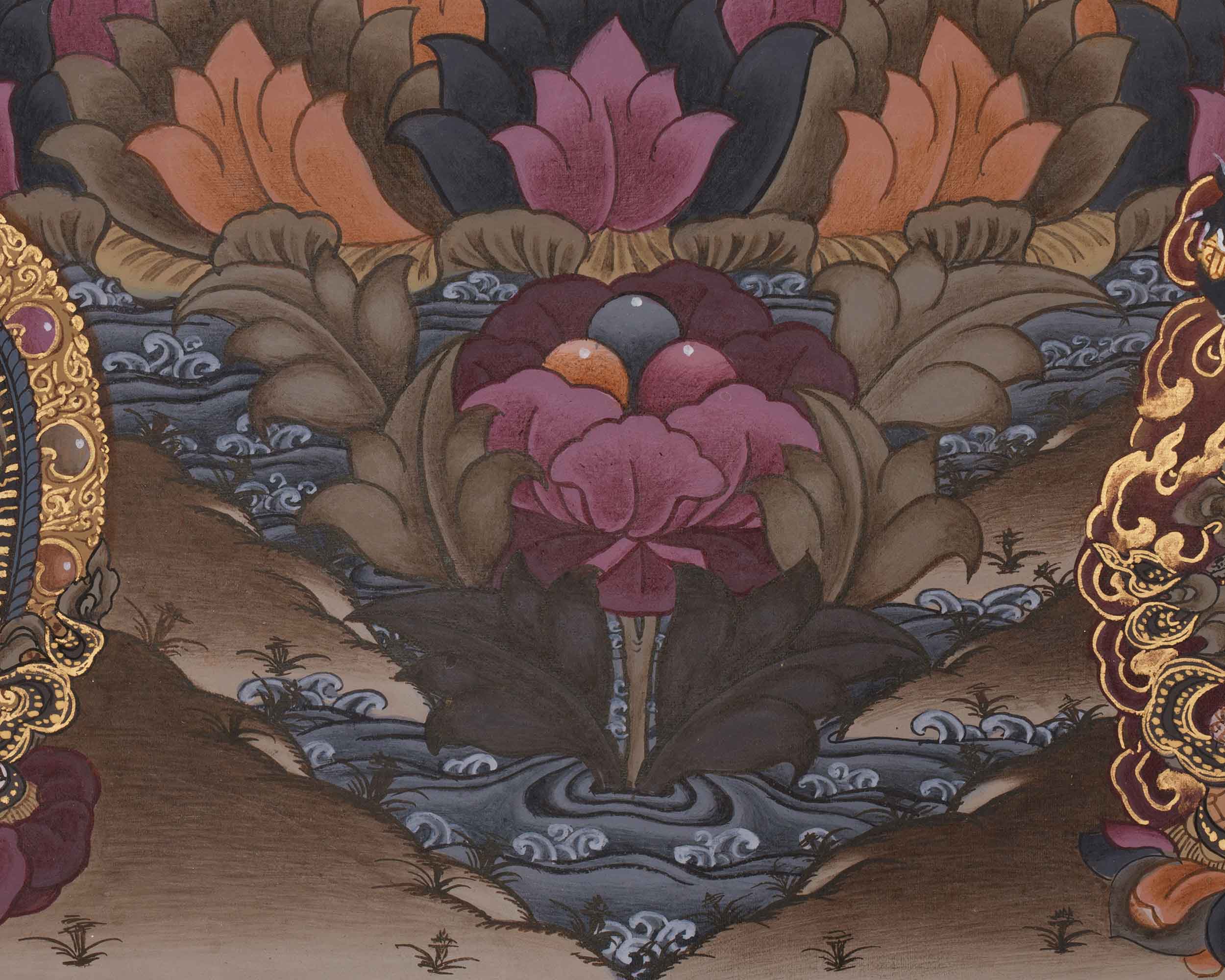 Spiritual Thangka Of White Tara | Healing Goddess | Traditional Art