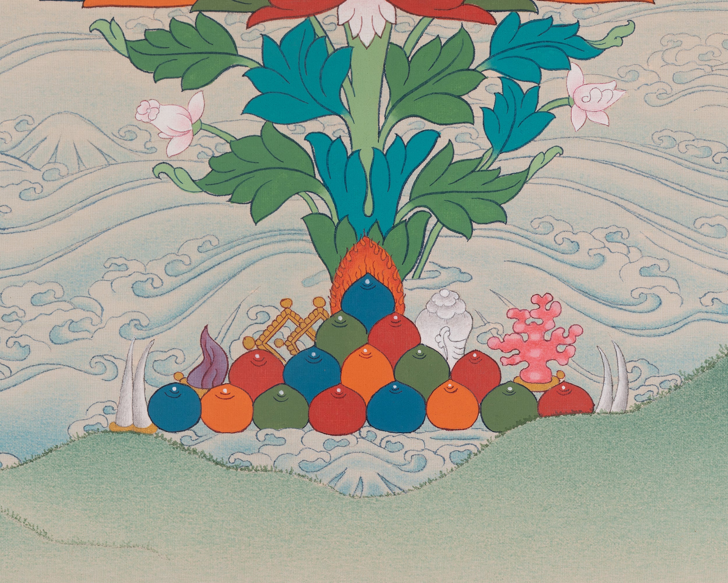 Wisdom Deity Guru Rinpoche Thangka | Precious Master | Second Buddha