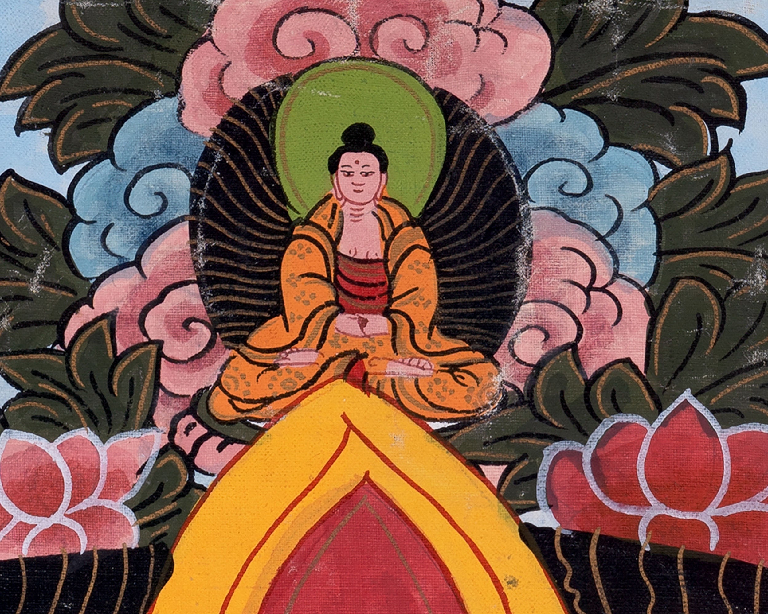 1000 Armed Avalokiteshvara | Traditional Tibetan Thangka | Wall Decors