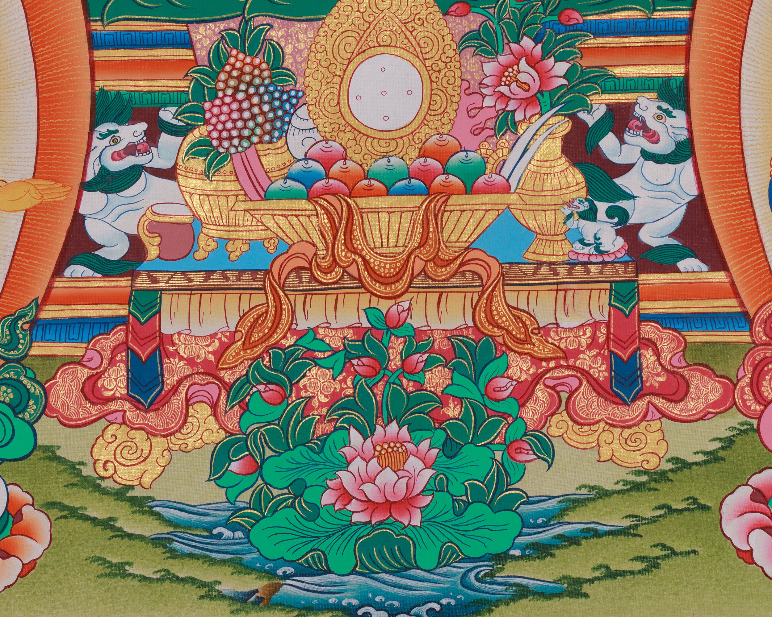 Peaceful Deity, Shakyamuni Buddha Thangka | A Symbol of Serenity and Wisdom