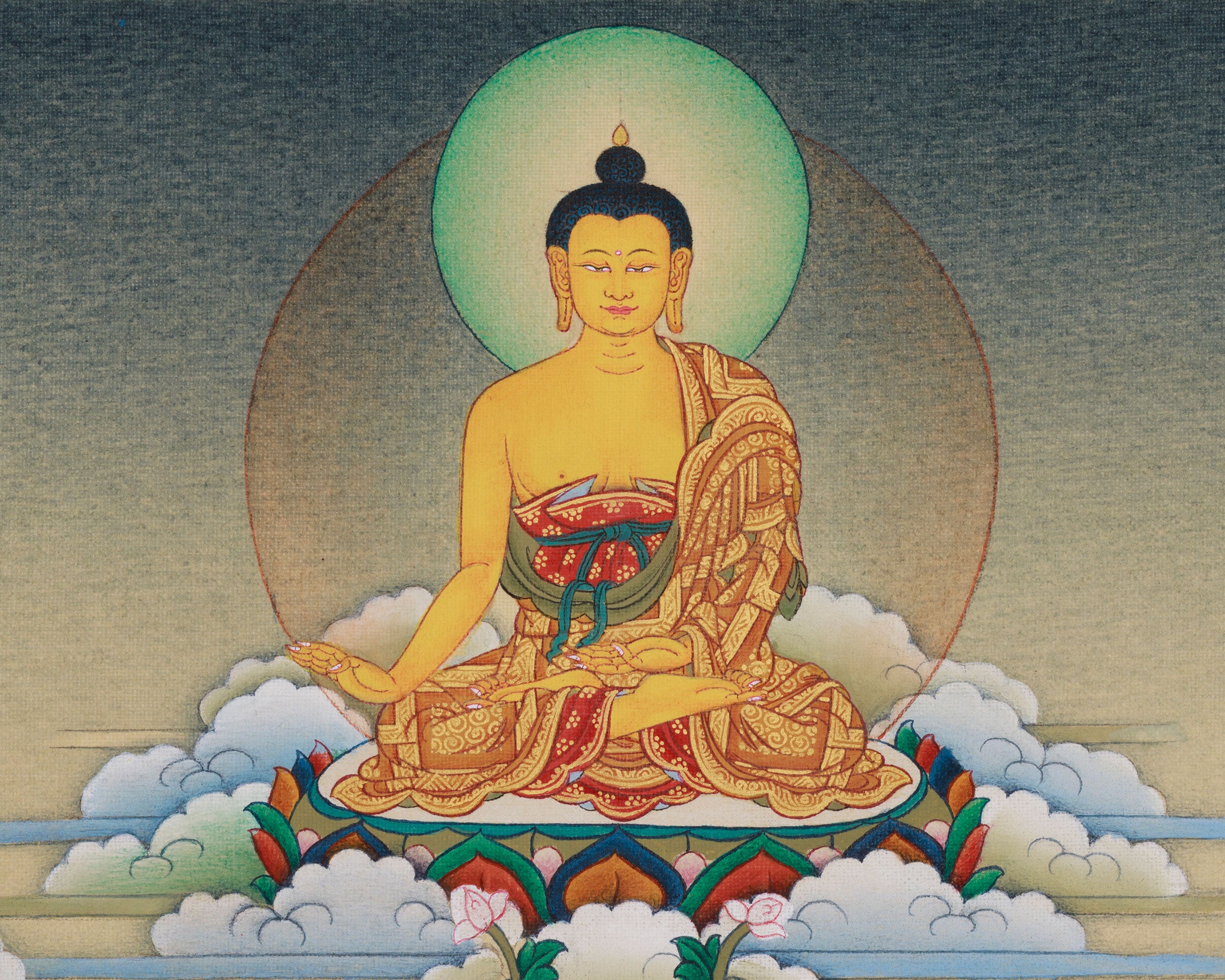 Traditional Art of the Eight Medicine Buddhas | Healing, Enlightenment, and Compassion for Devotion