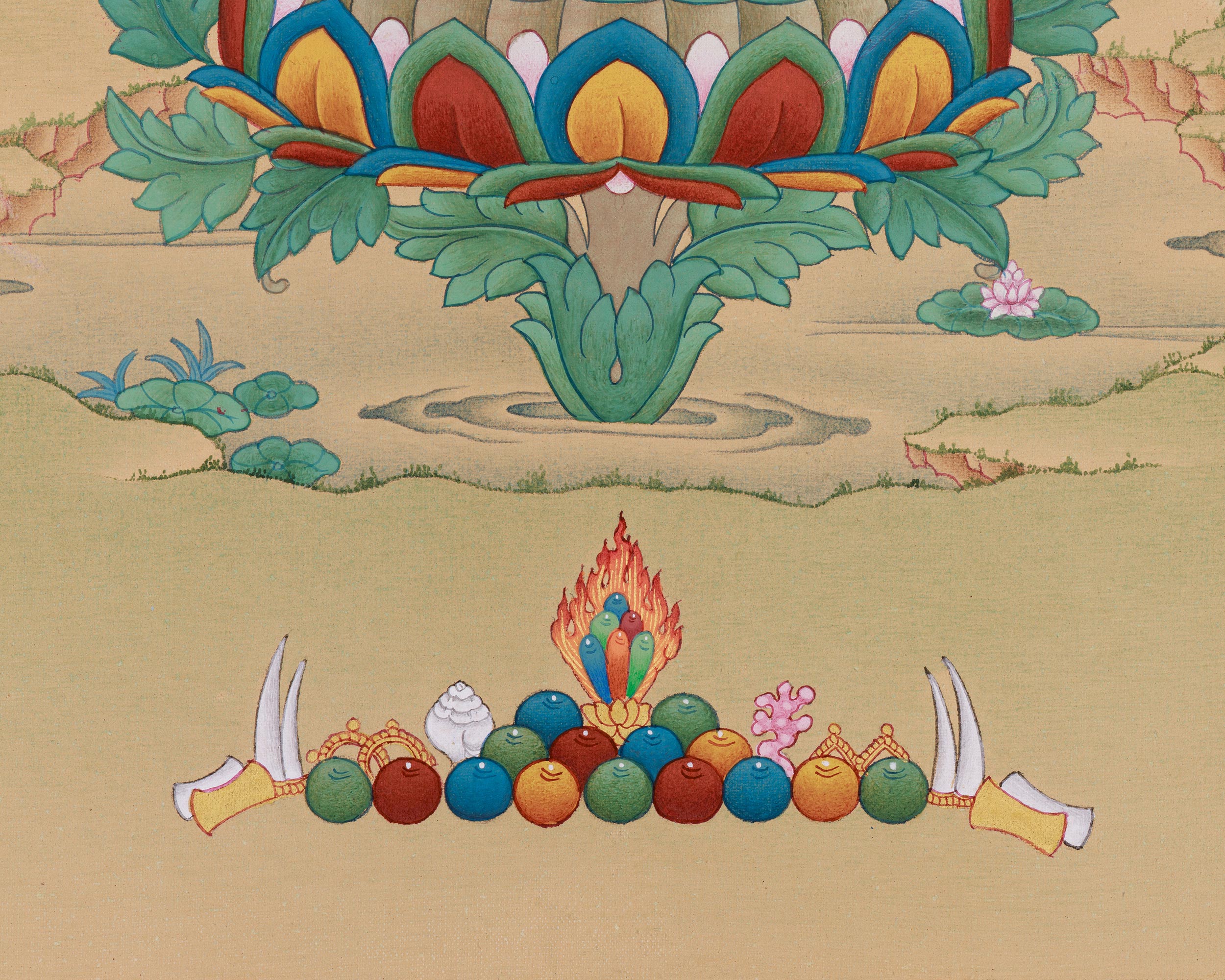 Hand-Painted 1000-Armed Chenrezig | The Bodhisattva of Compassion and Protection