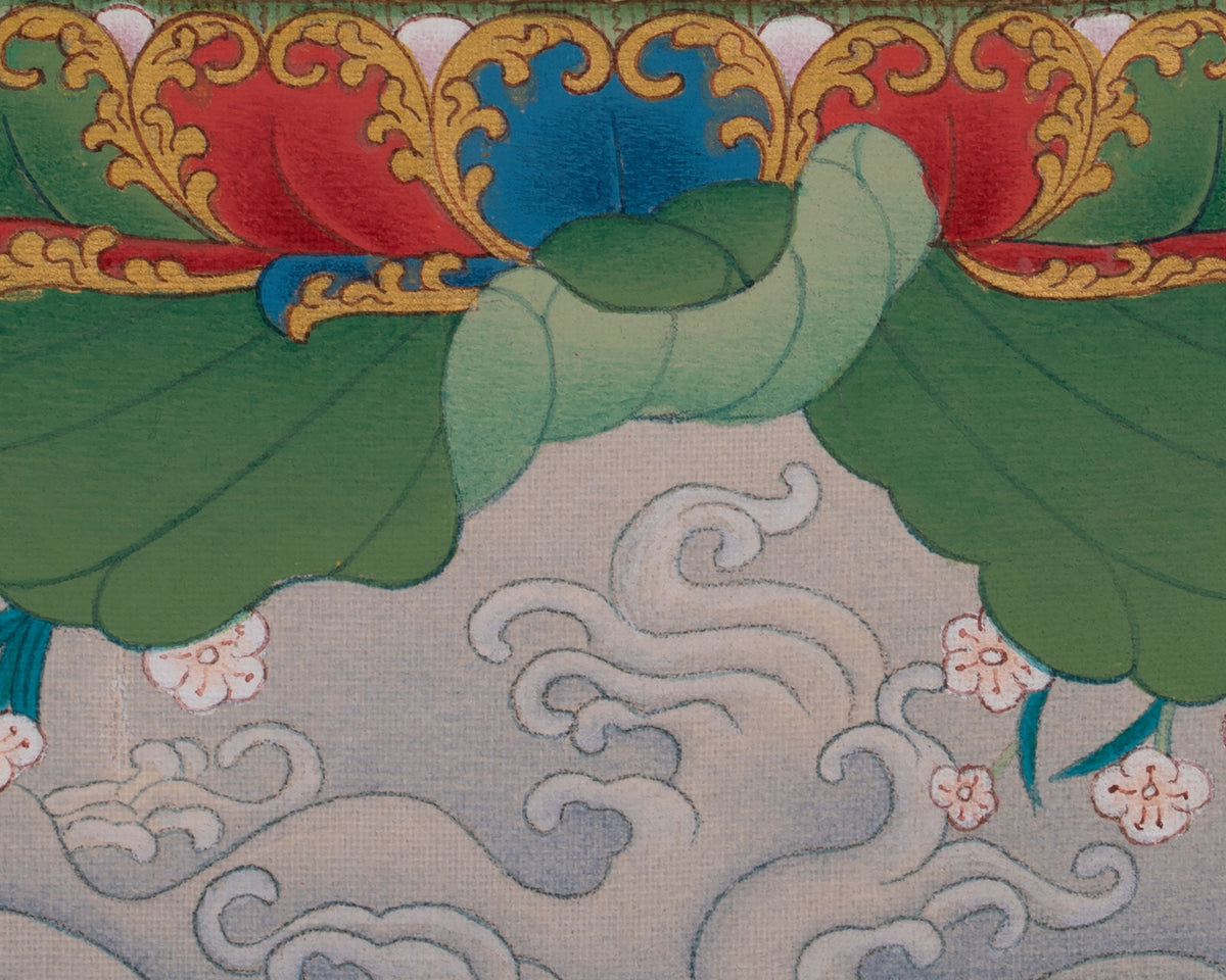 Siddhartha Gautama Thangka Painting | Teacher of Enlightenment | Shakyamuni Buddha