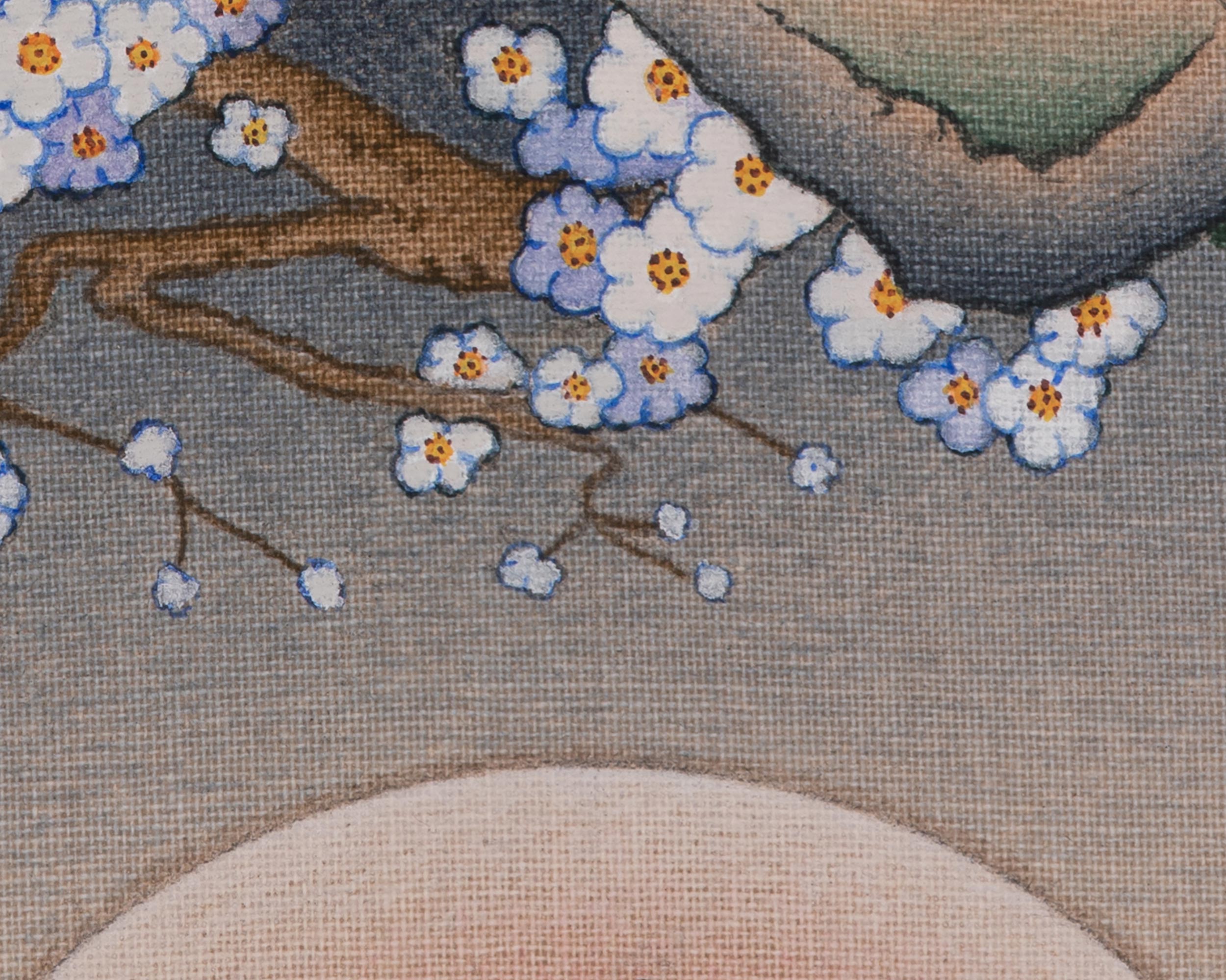 Dzambhala Meditation Thangka | Wealth Deity Artwork | Tibetan Buddhism