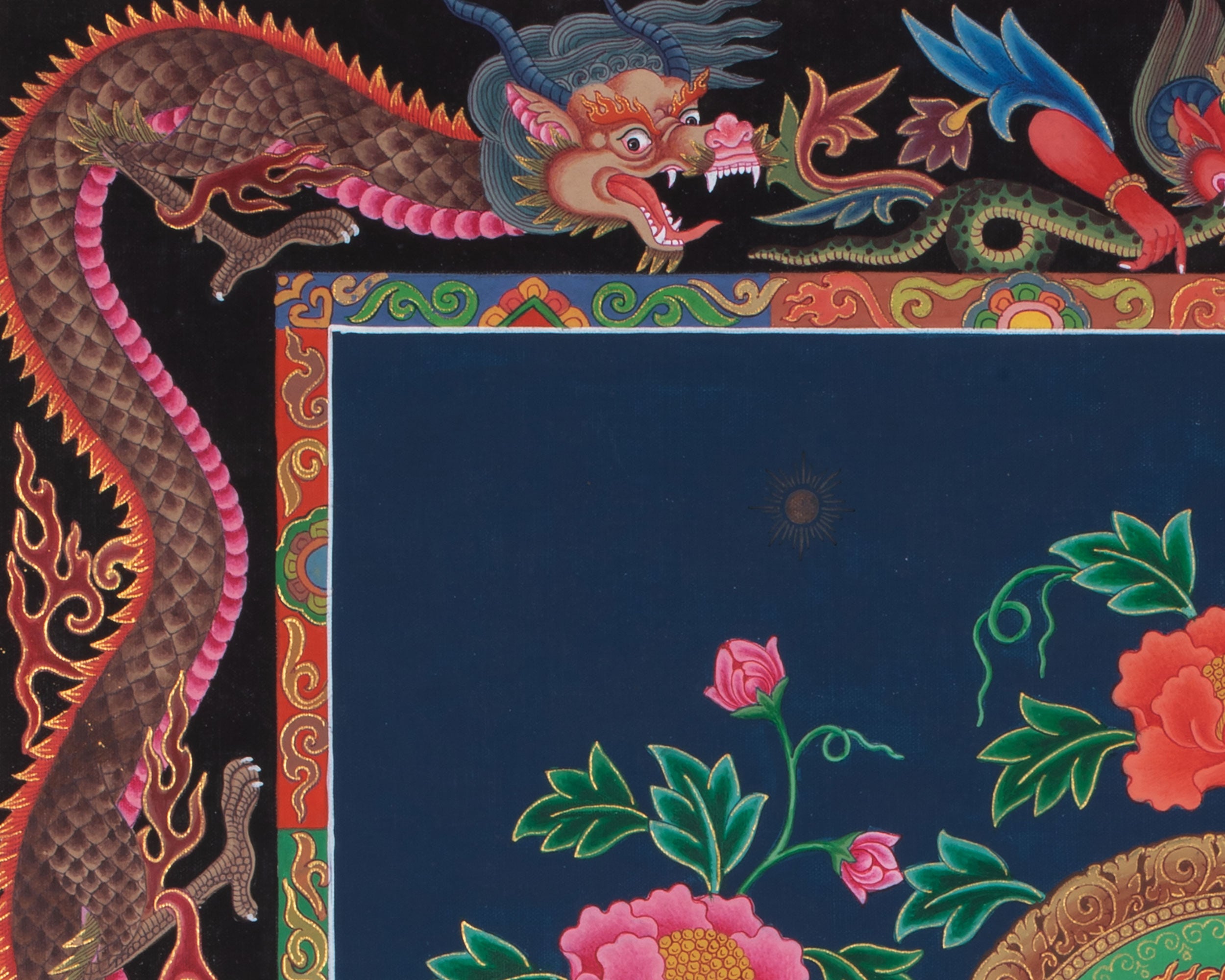 Mahabodhisattva Manjushree Thangka | Reveals the Path of Insight