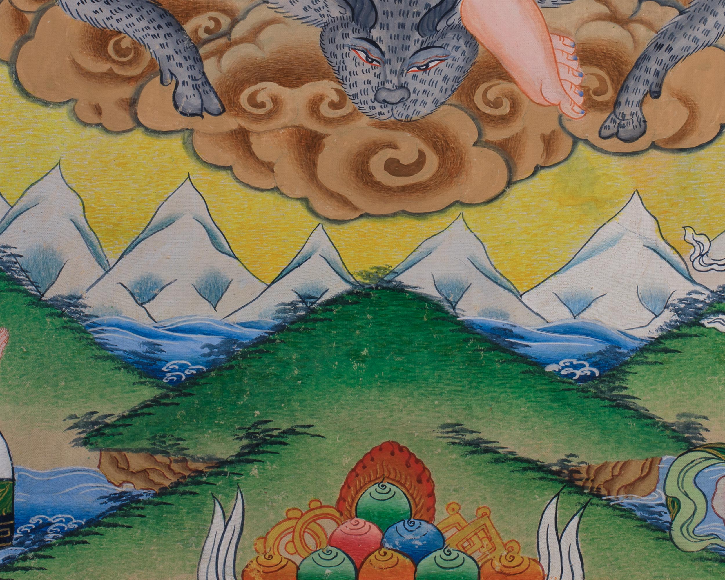 Garab Dorje Thangka | An Inspiring Depiction of the First Dzogchen Master
