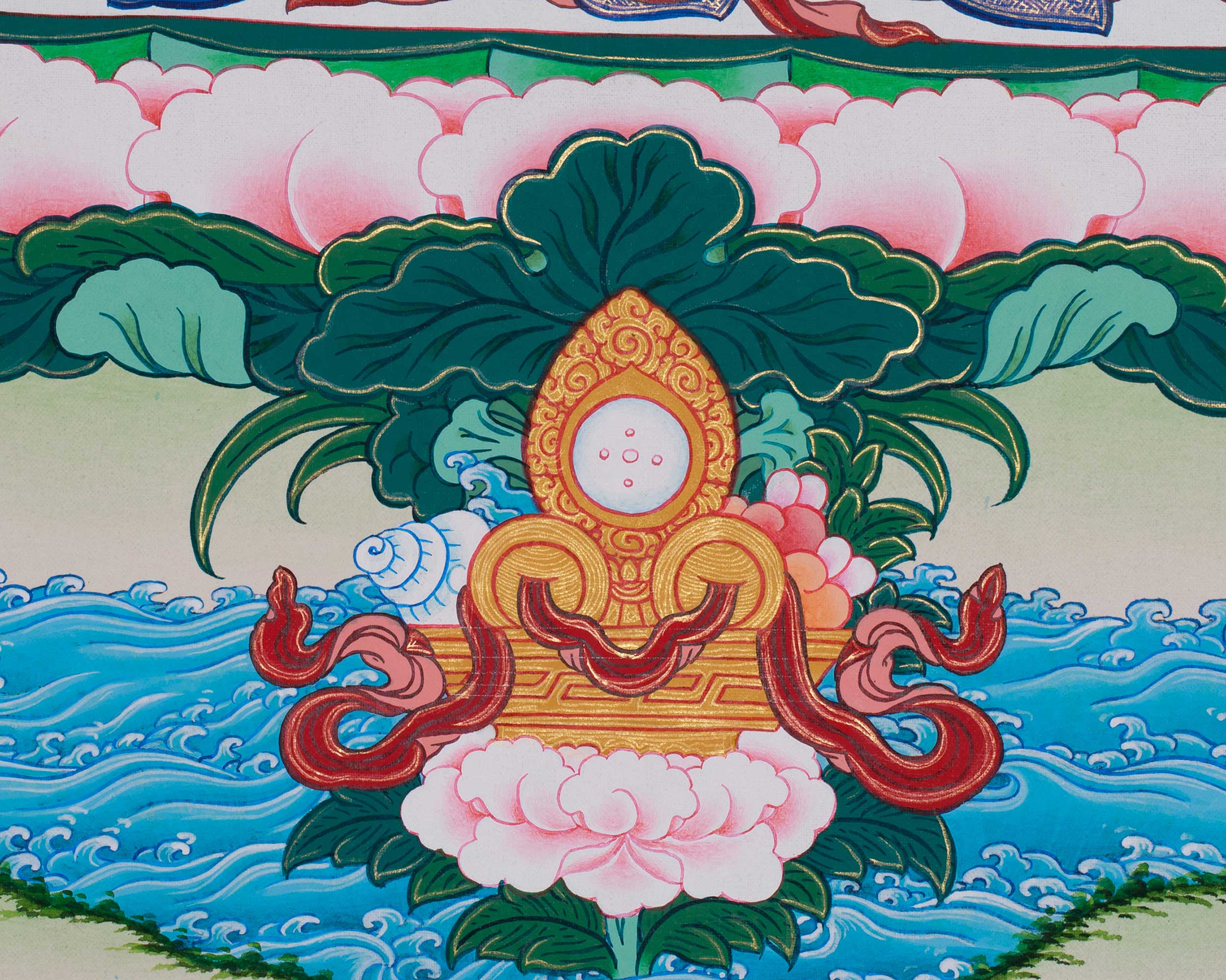 Traditional Four-Armed Chenrezig | Avalokiteshvara Artwork