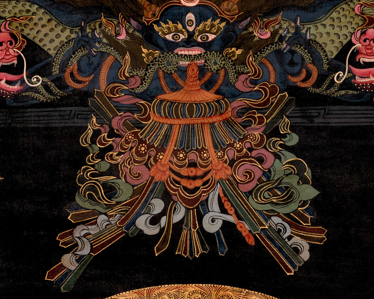 Amoghasiddhi Mandala | Religious Buddhist Thangka | Wall Decors
