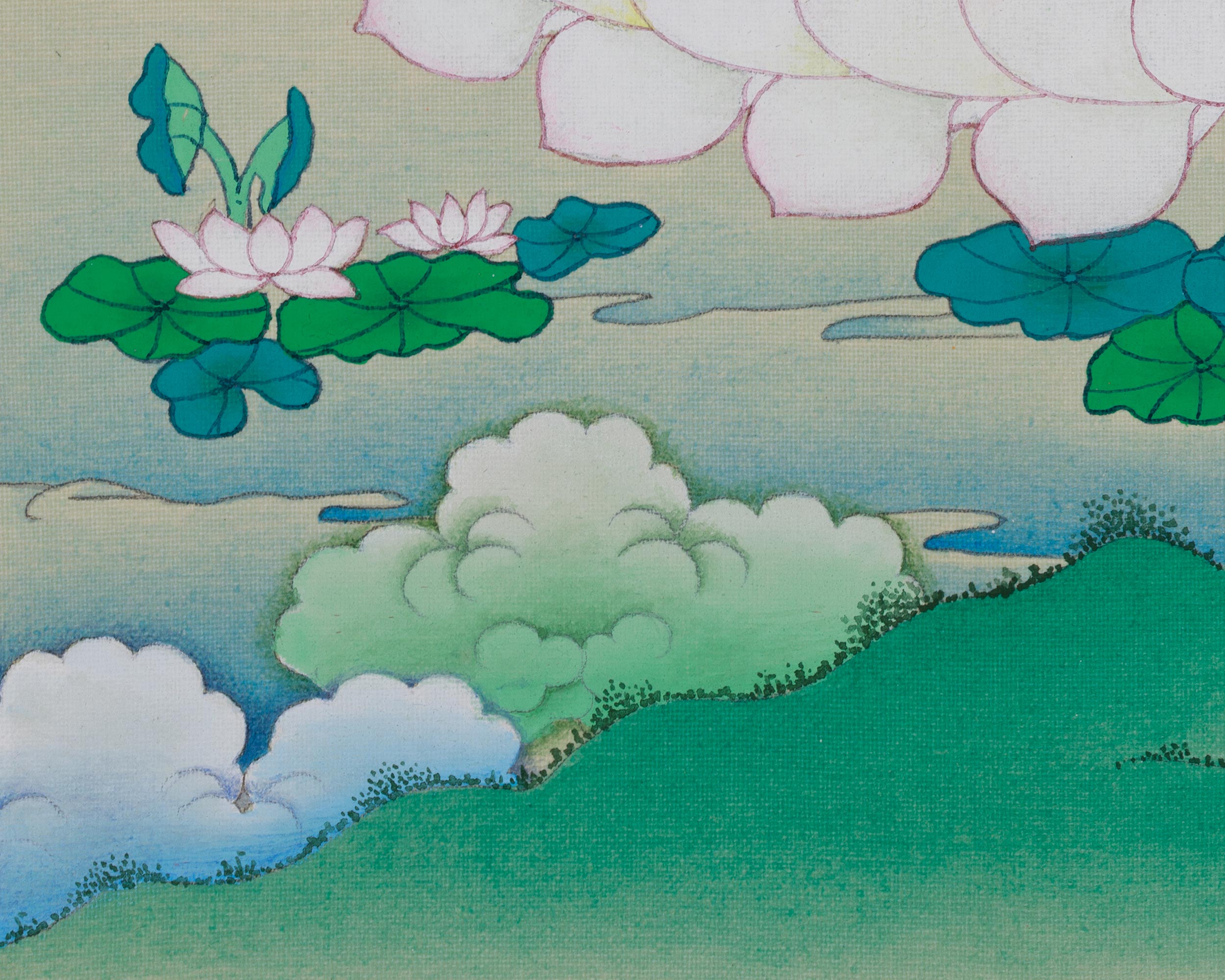 Chenrezig Bodhisattva of Compassion Thangka | A Sacred Thangka of Love, Peace, and Healing