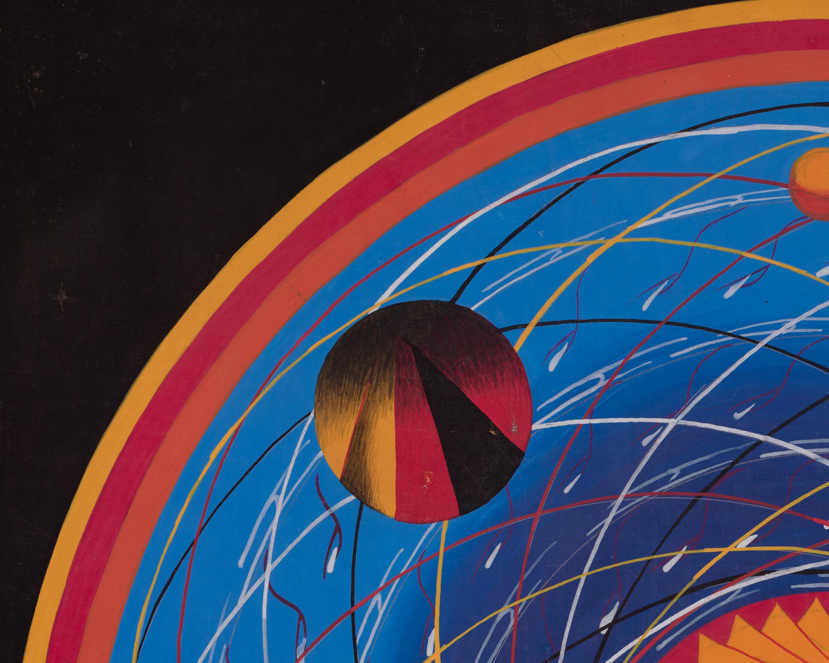 Spiritual Mantra Mandala Thangka | Sacred Expression of Enlightened Sound and Meditation