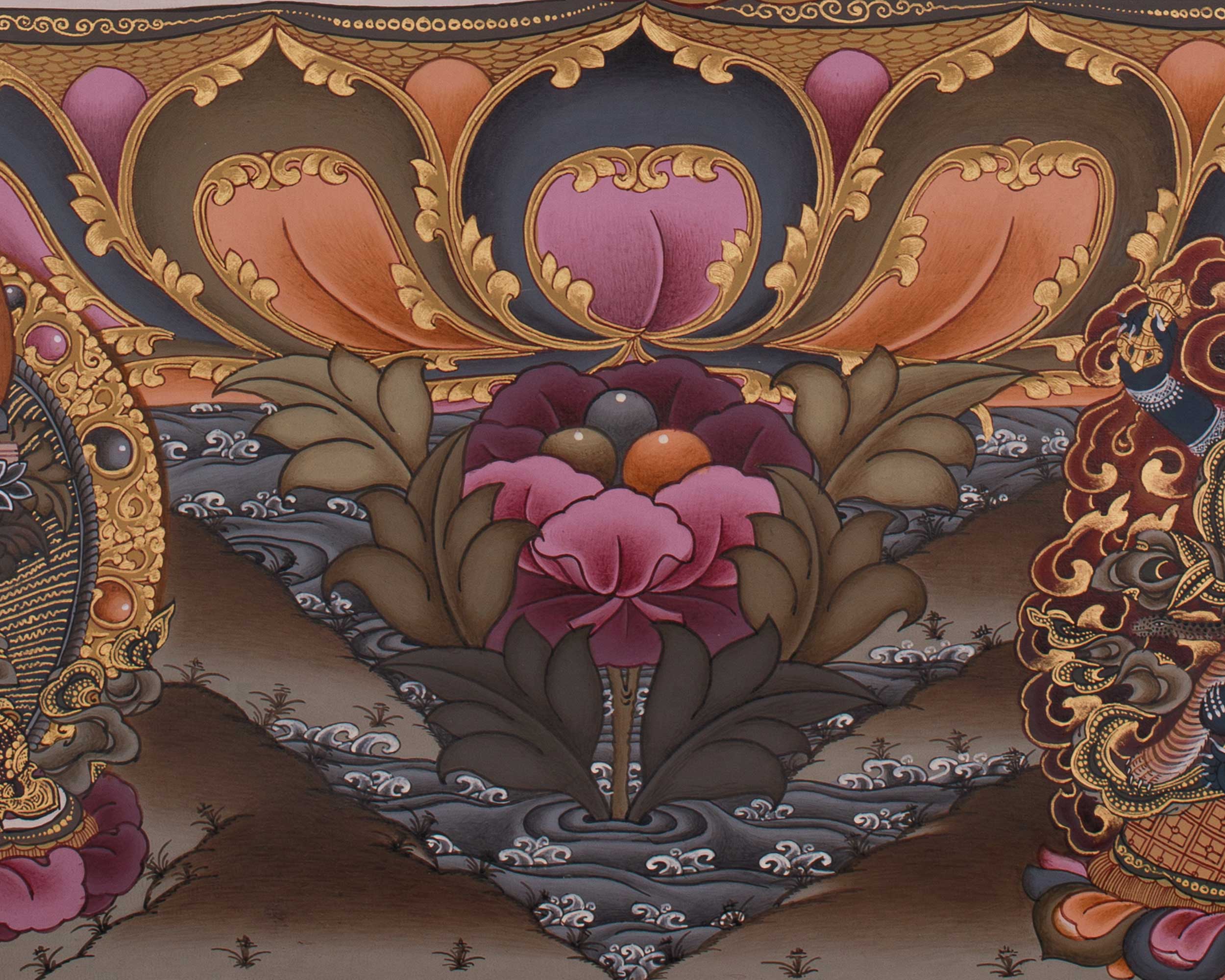 Divine Four-Armed Chenrezig | Avalokiteshvara Art