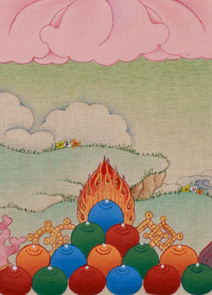 Sukha Siddhi Thangka | The Female Siddha of Wisdom & Blessings | Tantric Buddhist Painting