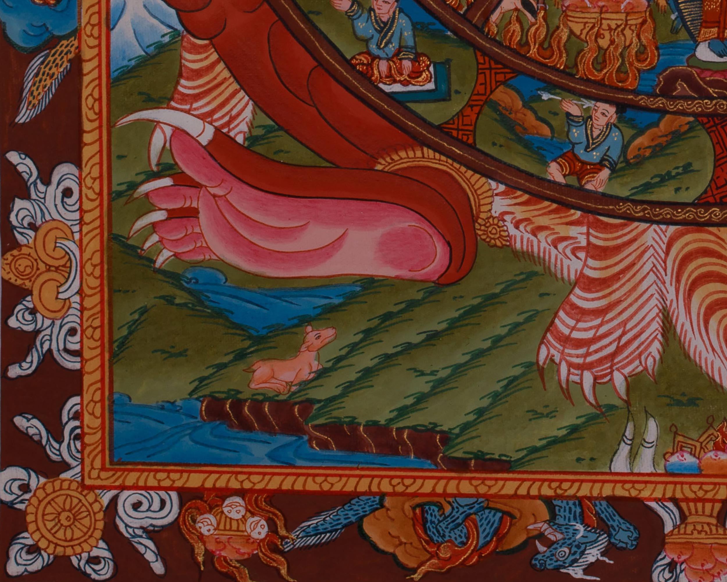 The Buddhist Wheel of Life Thangka | Guide to Samsara and Liberation