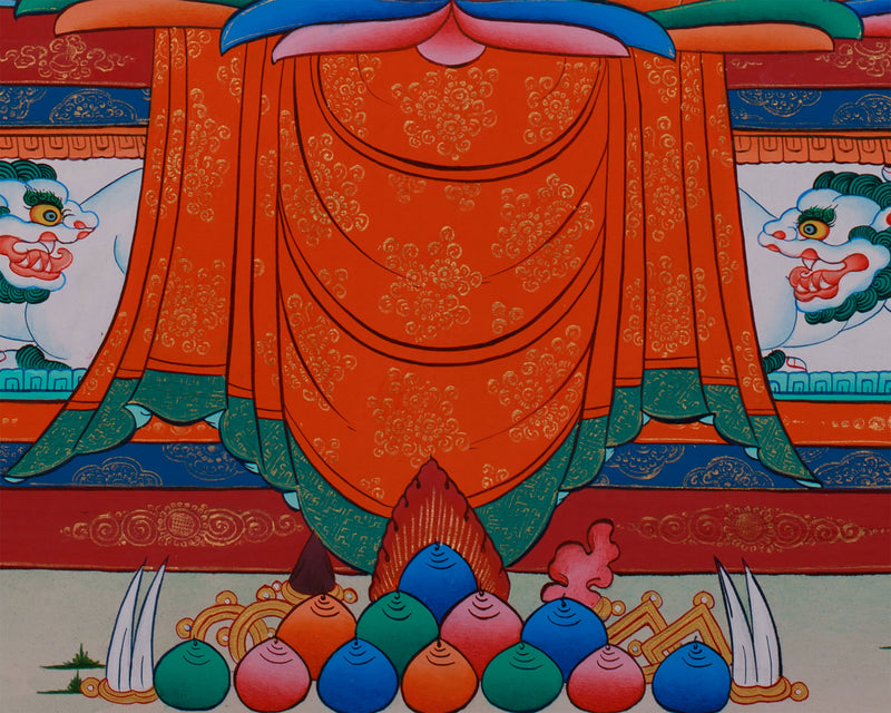 Samantabhadra Yab Yum Thangka | A Sacred Union of Wisdom and Compassion