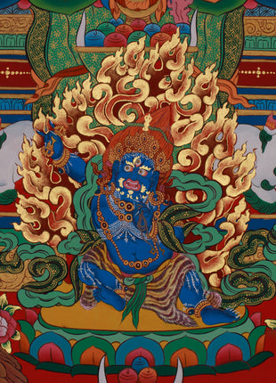 Tara with Buddhas and Bodhisattvas | White Tara Thangka for Healing, Wisdom & Longevity