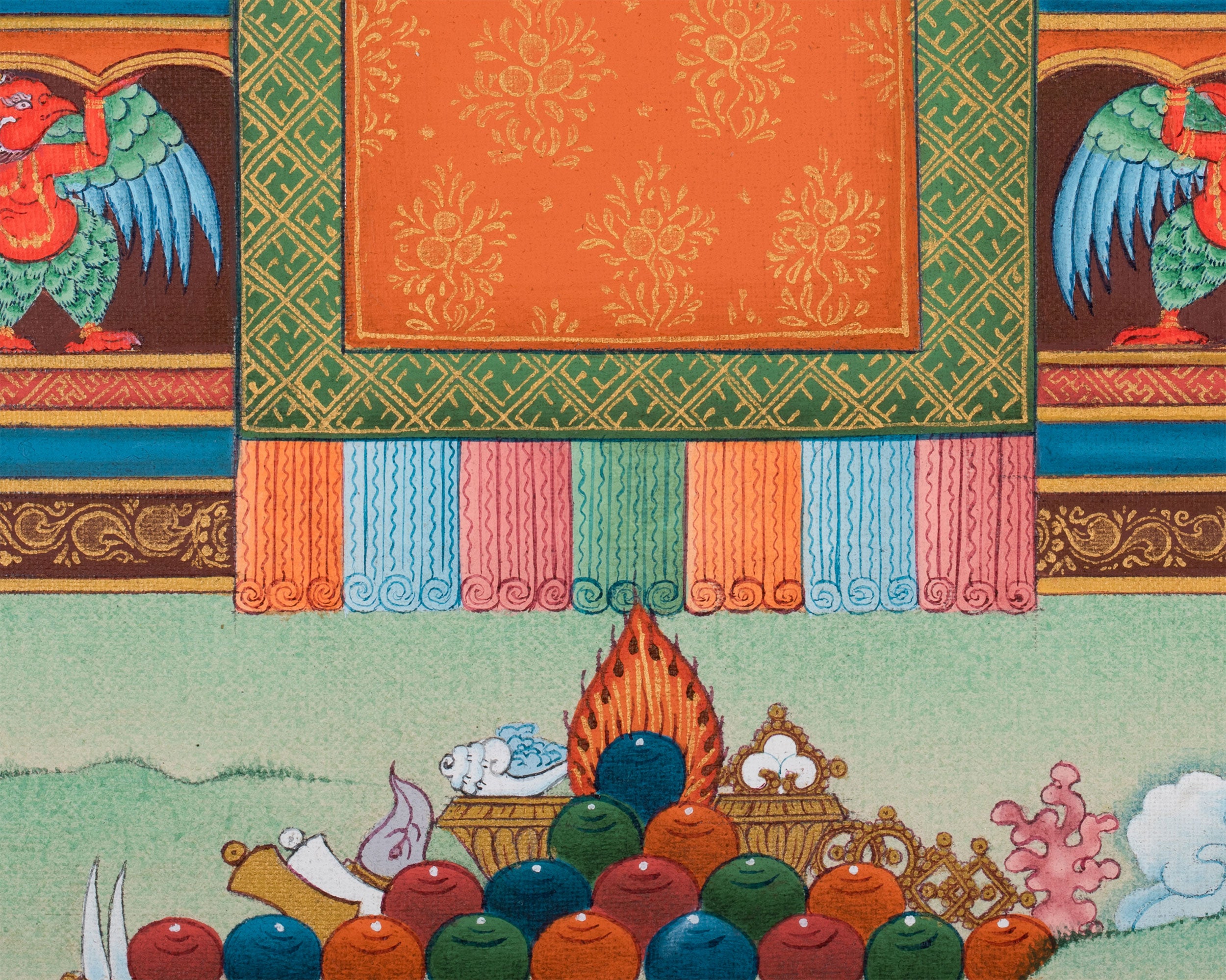Buddha Amoghasiddhi Print | Tibetan Buddhist Art | High-Quality Giclee Print