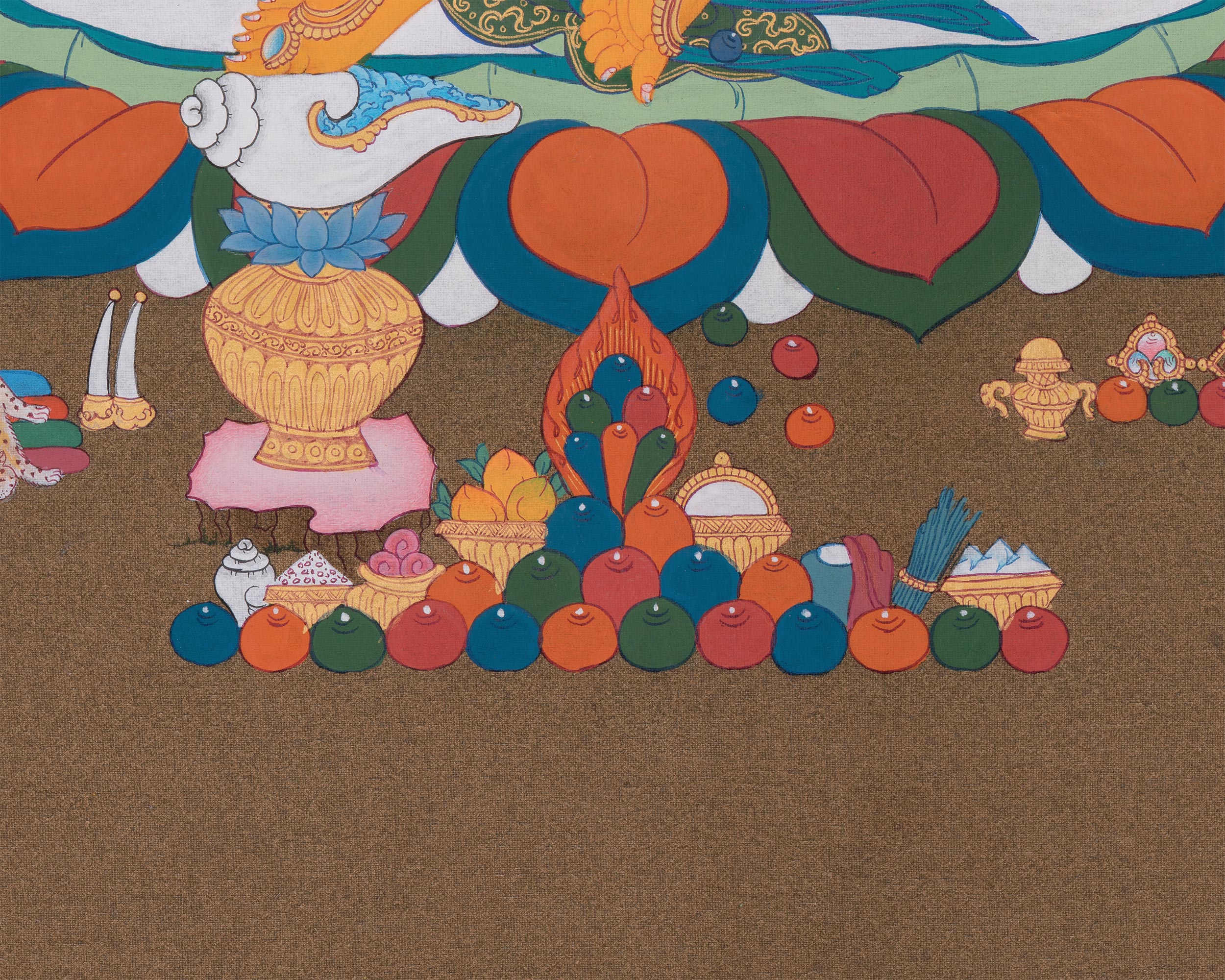 Deity of Wealth Dzambhala Thangka | A Powerful Tool for Wealth and Success