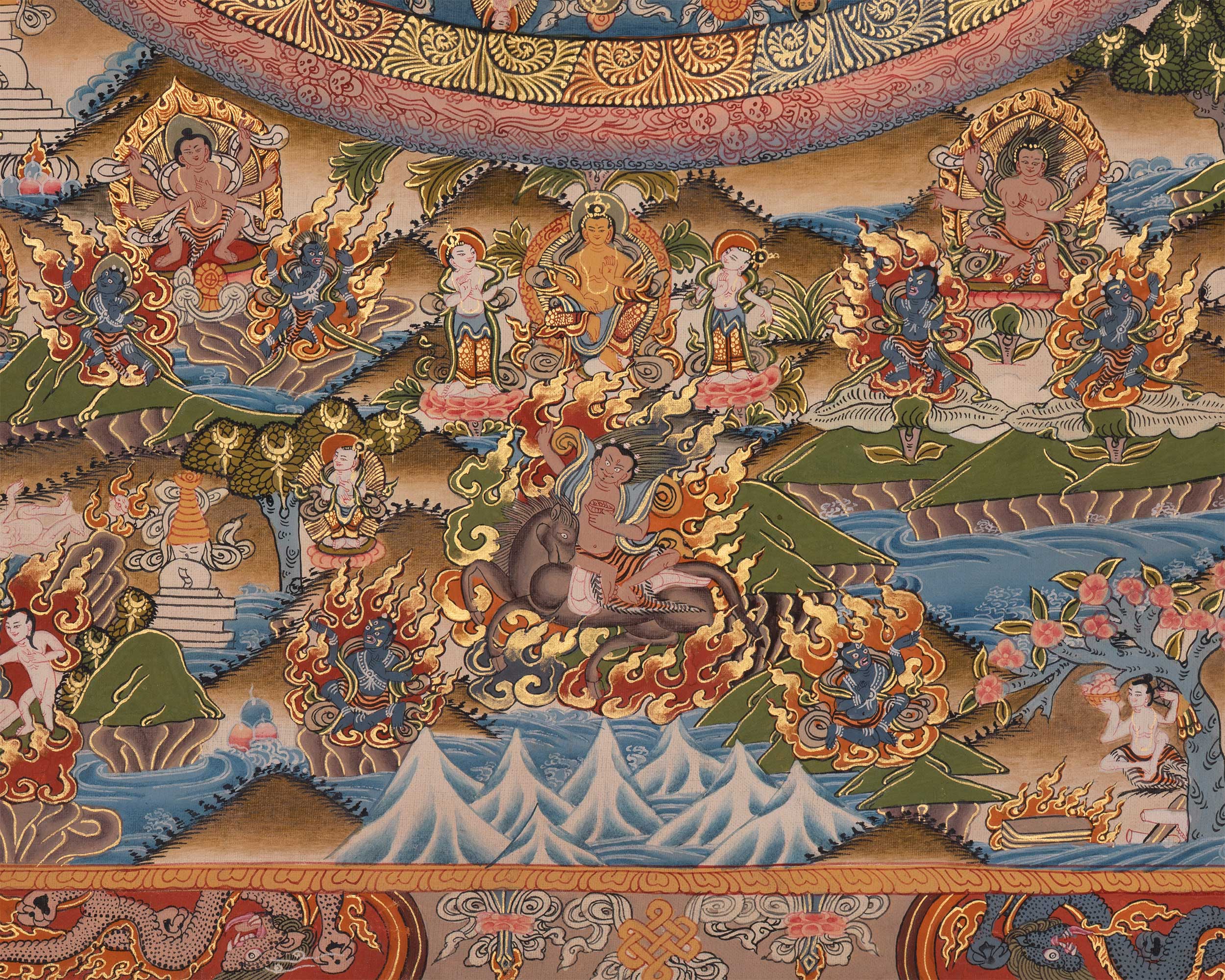 Sacred Buddha Mandala Thangka | A Powerful Symbol of Enlightenment and Peace
