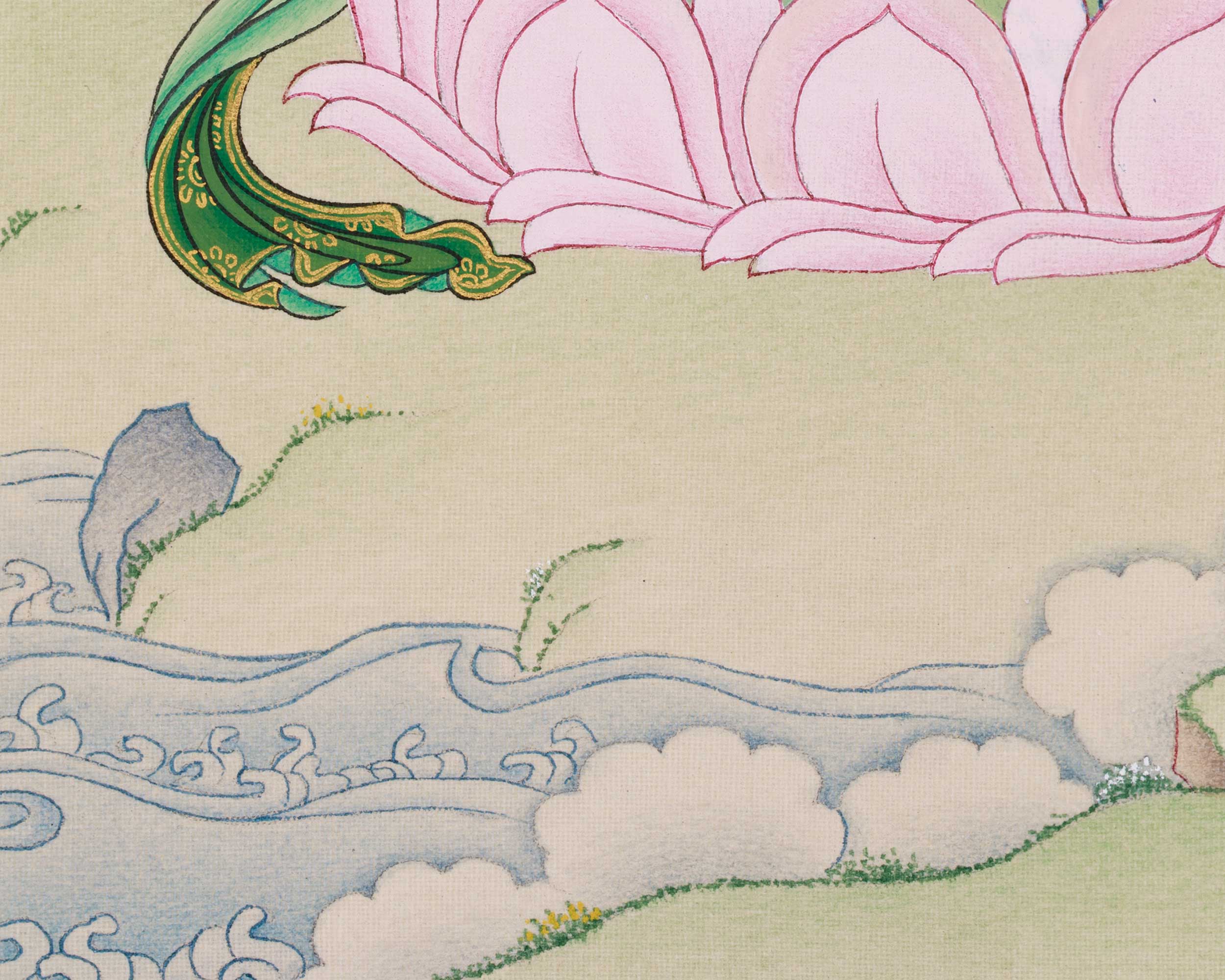 Kshitigarbha Artwork | The Bodhisattva of Compassion and Protector of Souls