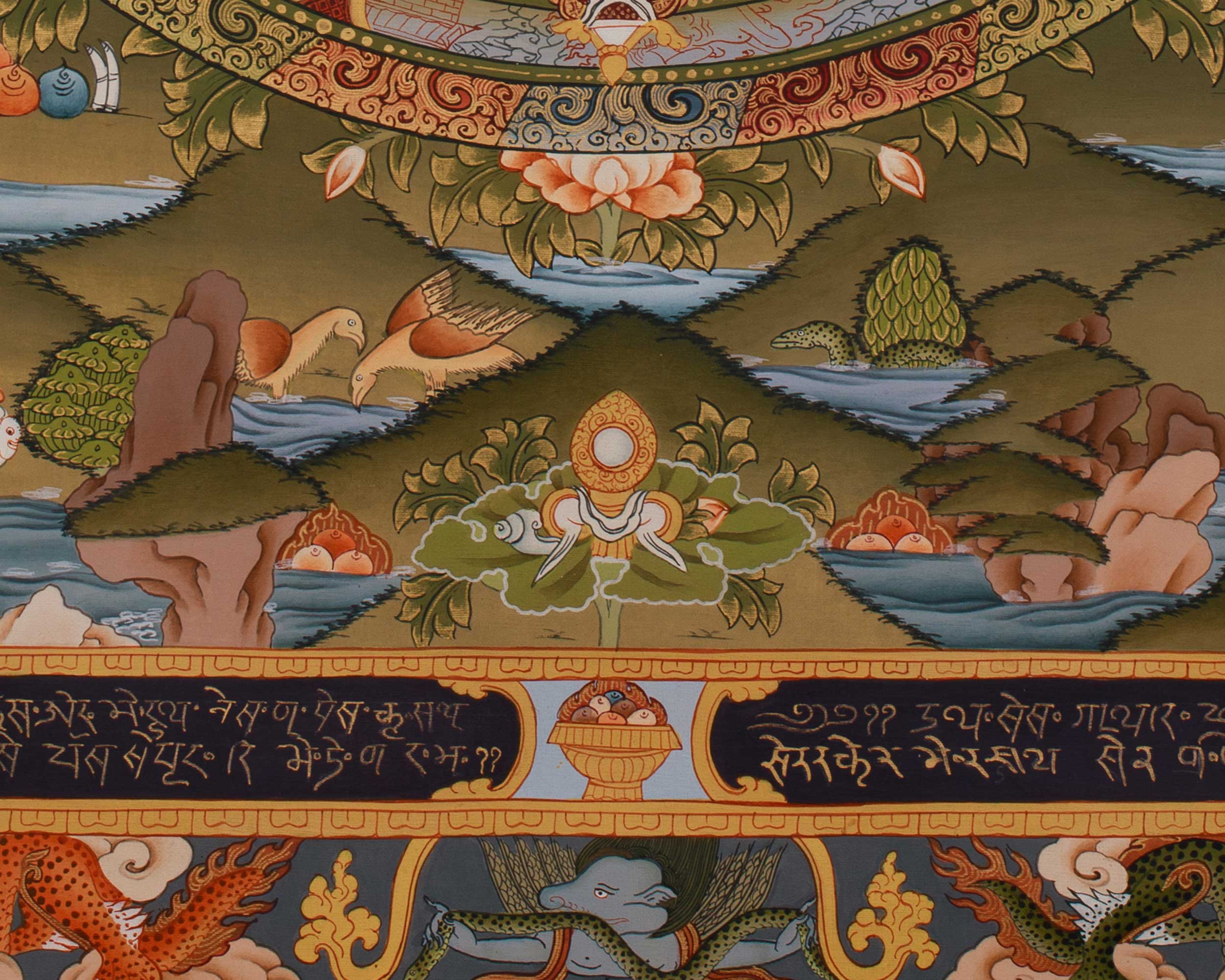 Green Tara Mandala Painting | A Sacred Mandala of Compassion, Protection, and Swift Action
