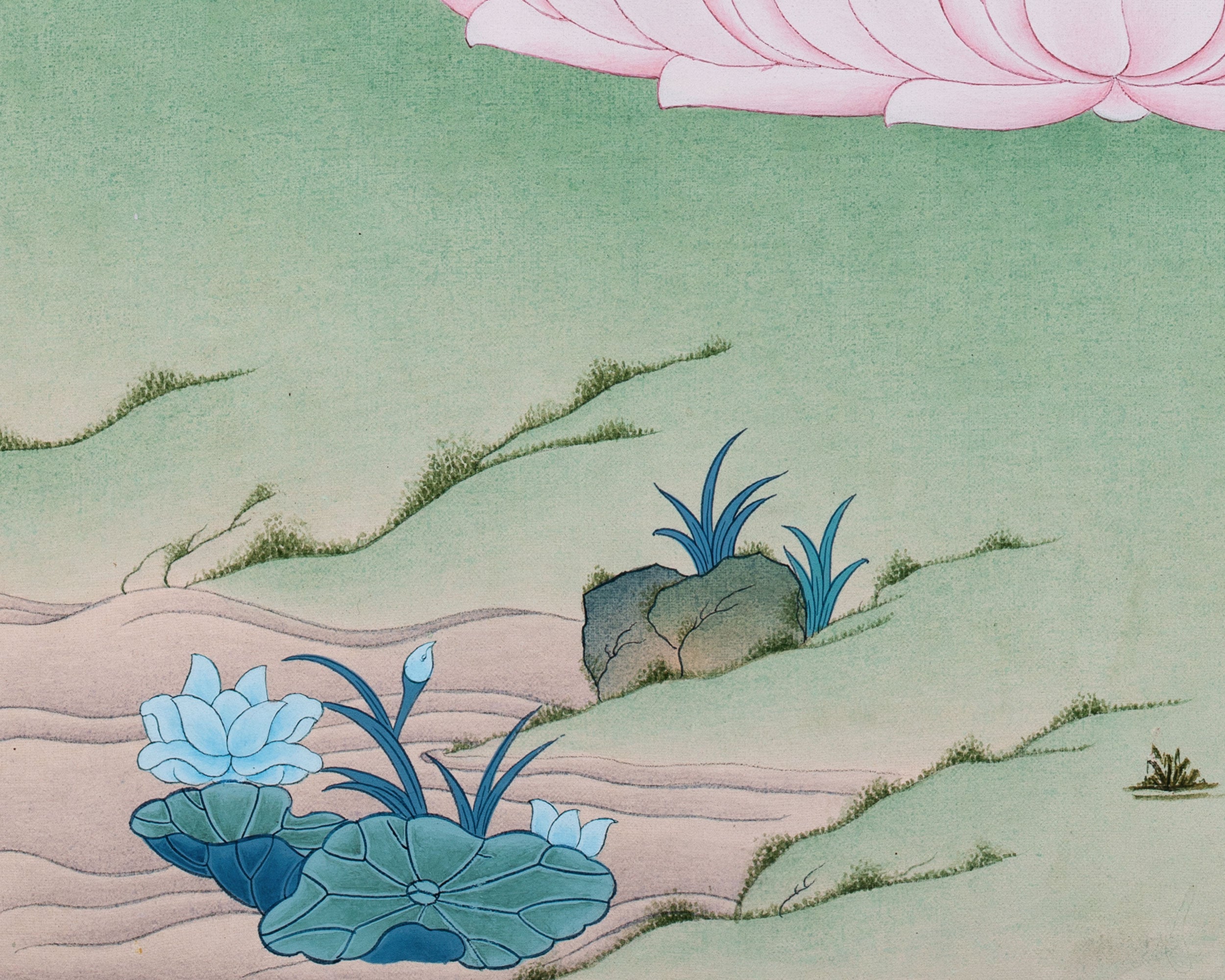 Four-Armed Chenrezig Buddha Print | Avalokiteshvara Artwork
