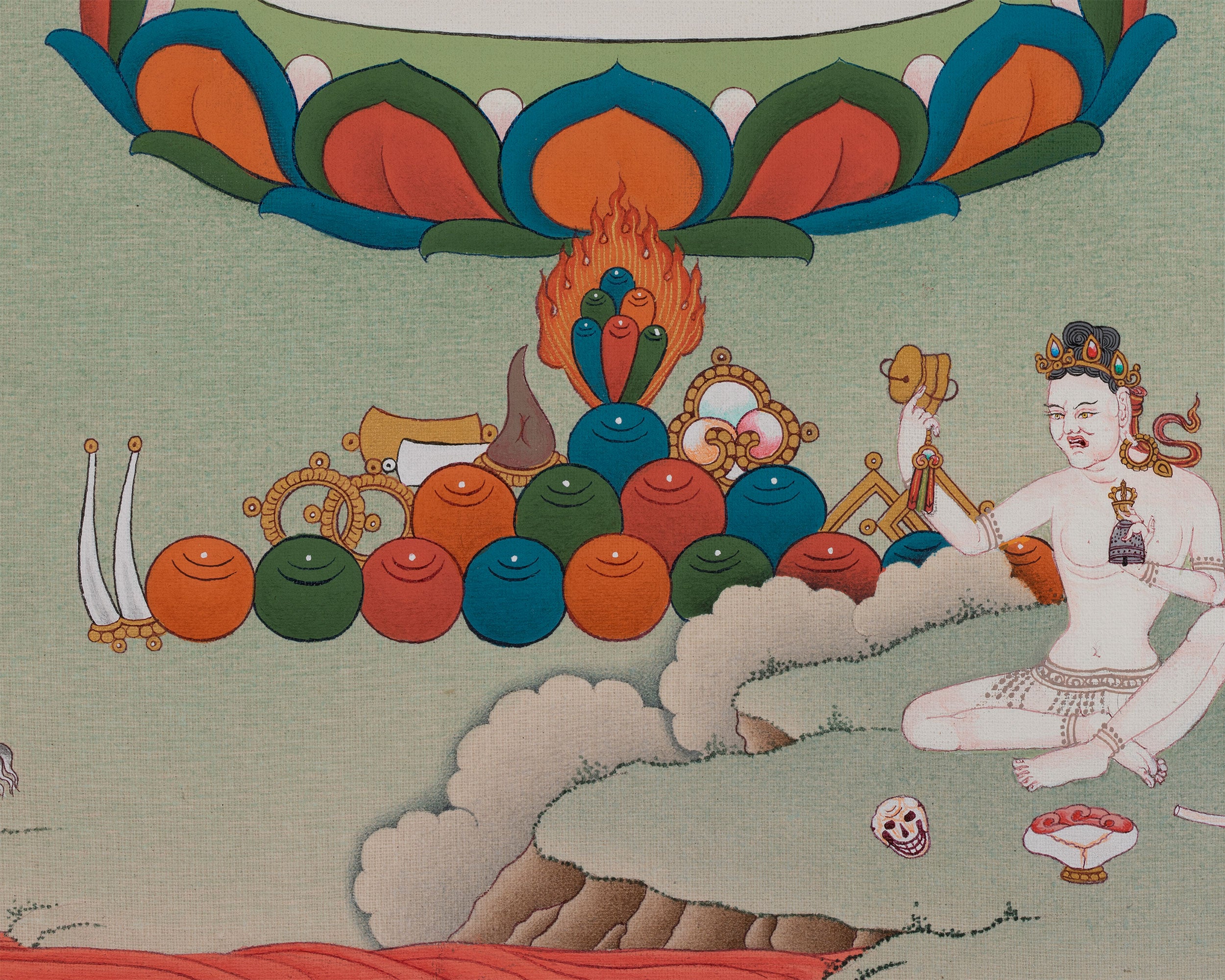 Machig Labdron Giclee Print | Chod Master & Wisdom Dakini