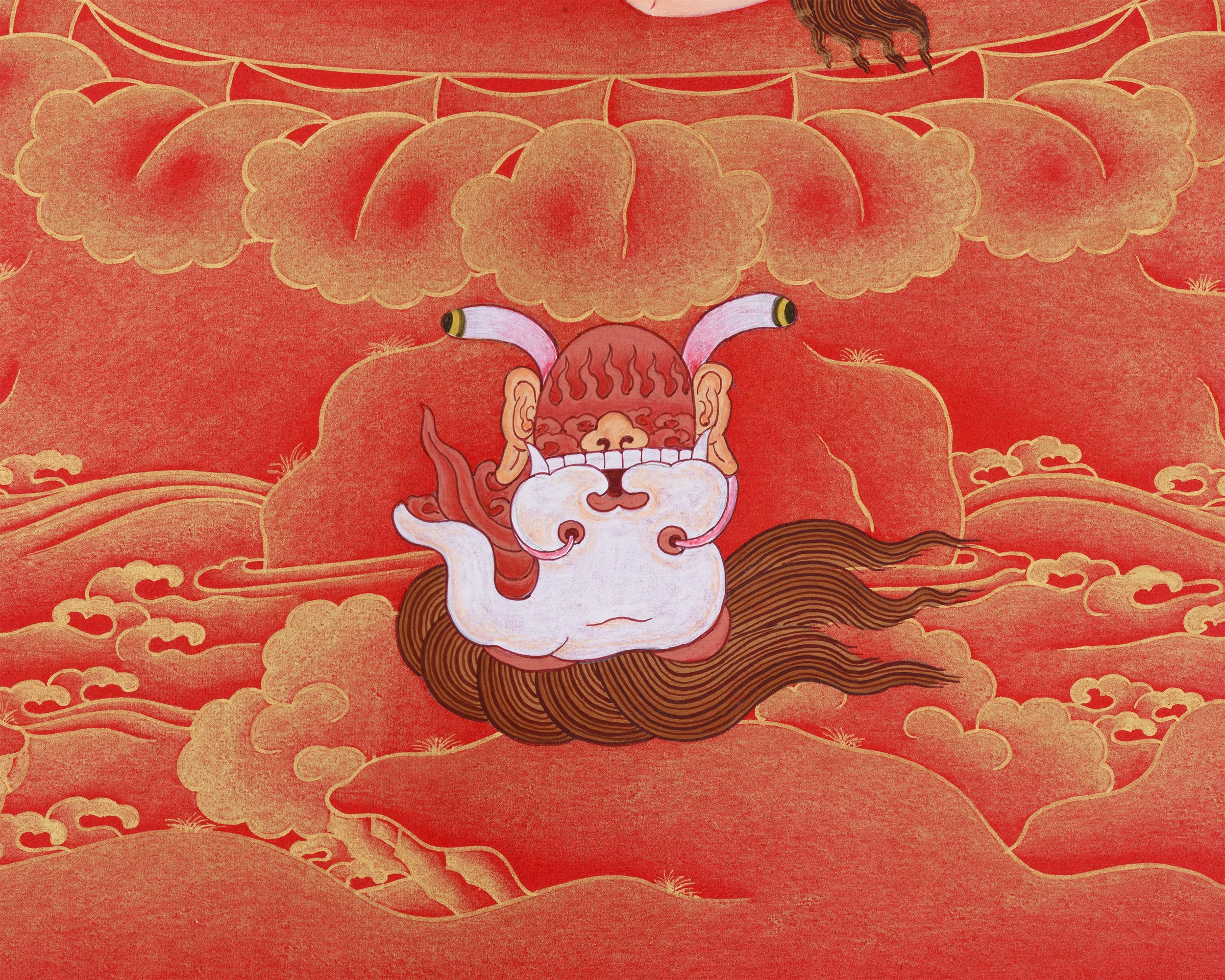 Sacred Dorje Phagmo (Vajravarahi) Thangka | Fierce Wisdom Dakini of Transformation