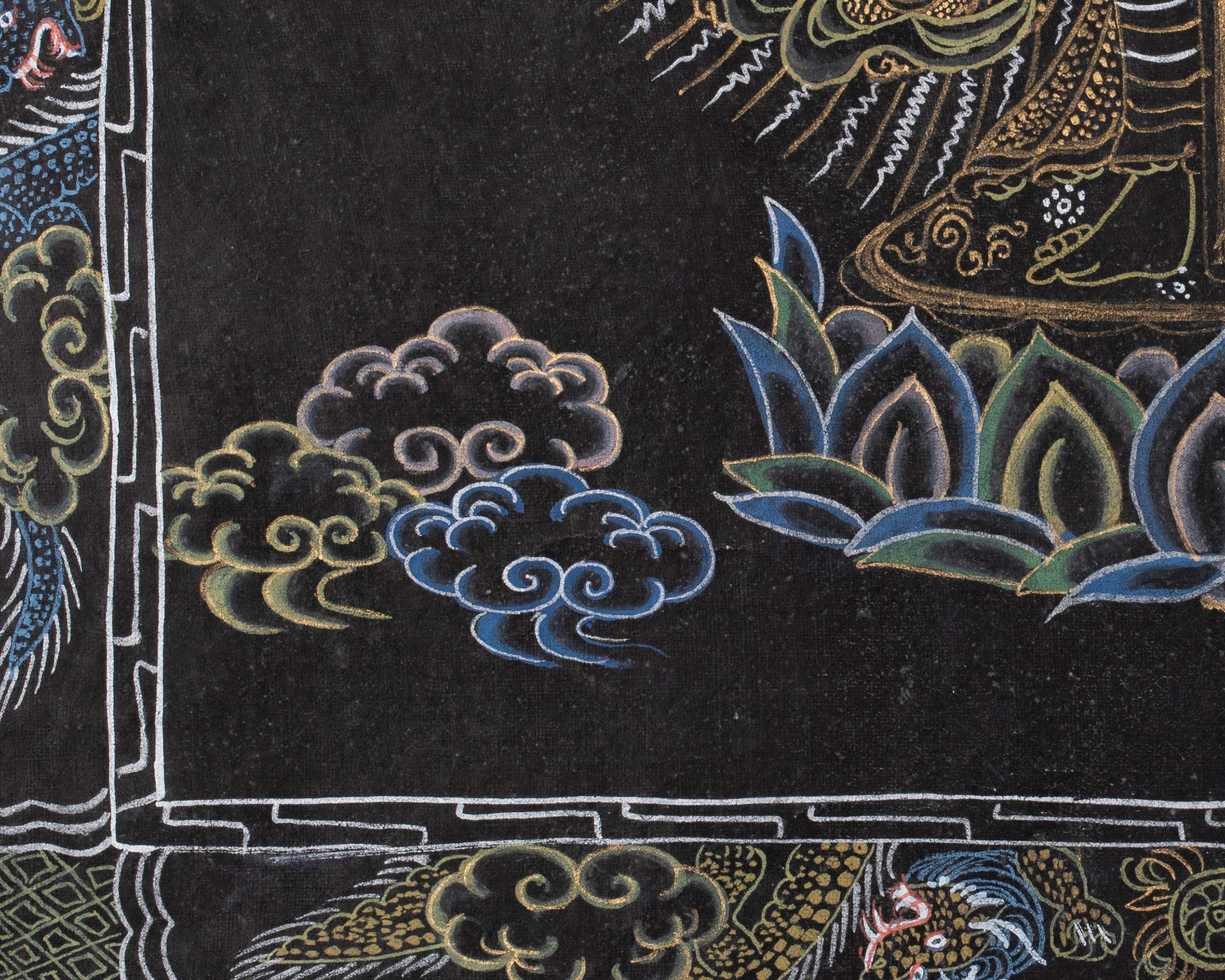 Tibetan Thousand-Armed Avalokiteshvara Thangka | Symbol of Compassion and Protection