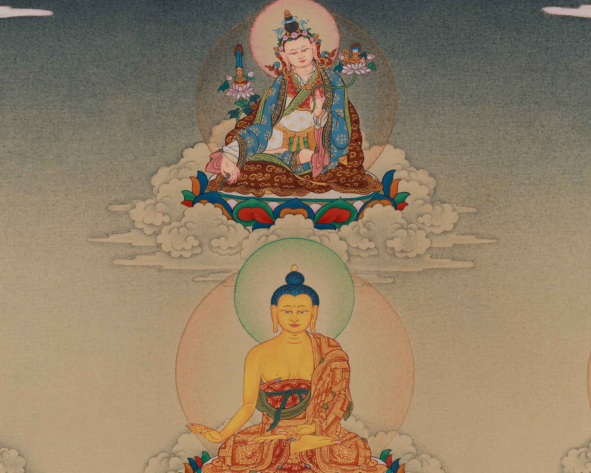 Asta Medicine Buddha Print | Bhaisajyaguru Art | Healing Deity
