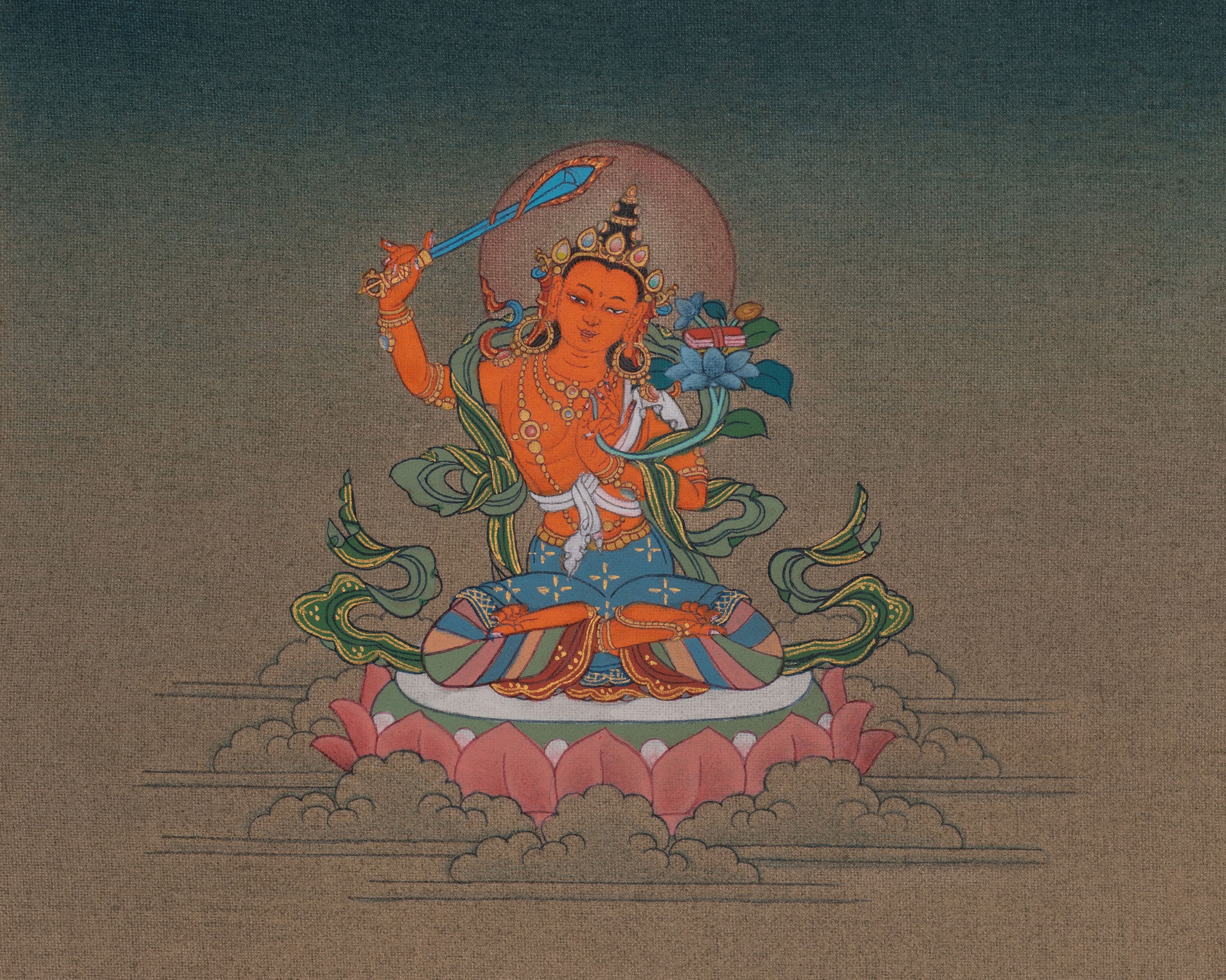 Chenrezig Compassionate Thangka | Bodhisattva Deity | Himalayan Artwork