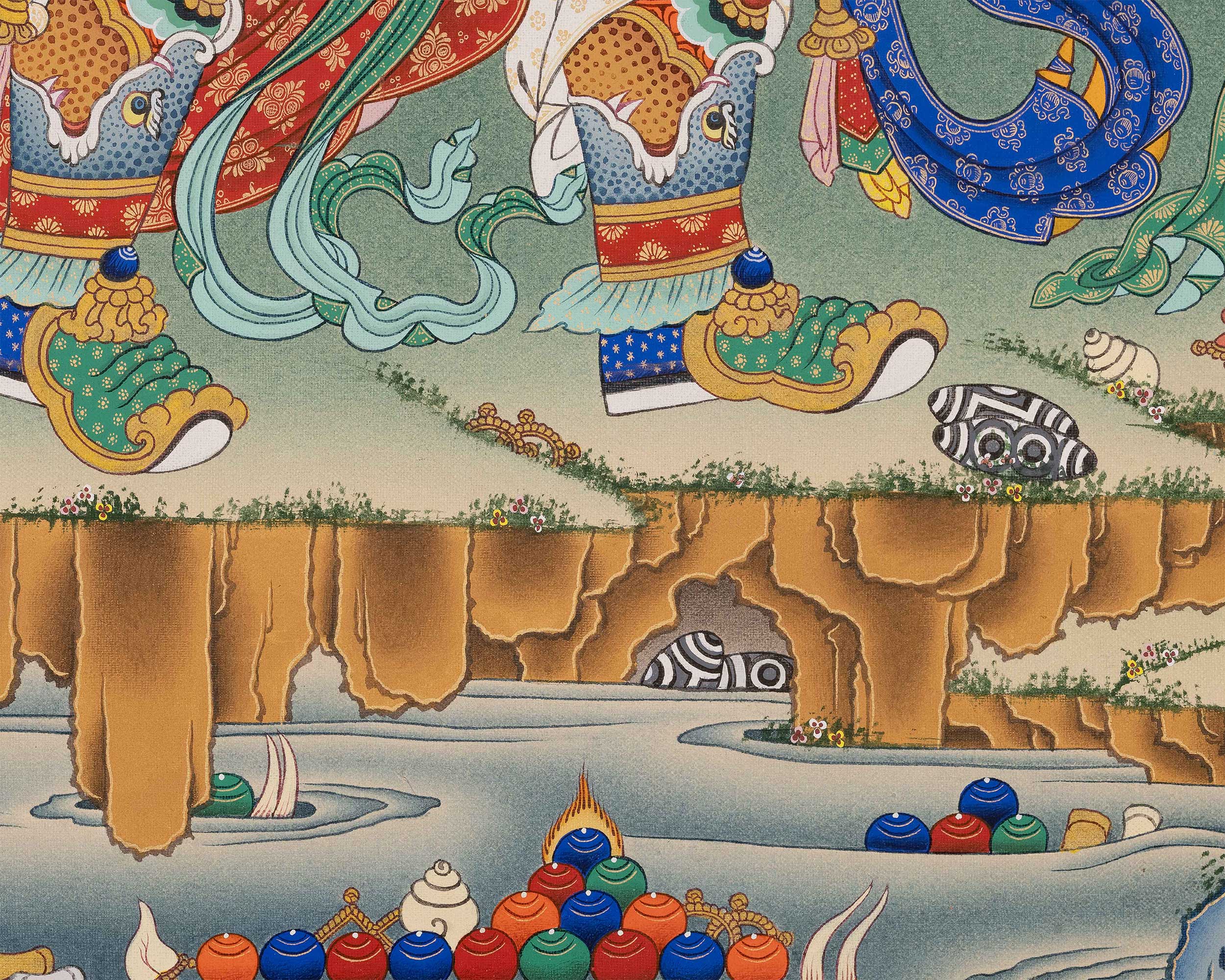 Leader of the Nagas, Virupaksa Giclee Print | Guardian of the Western Direction