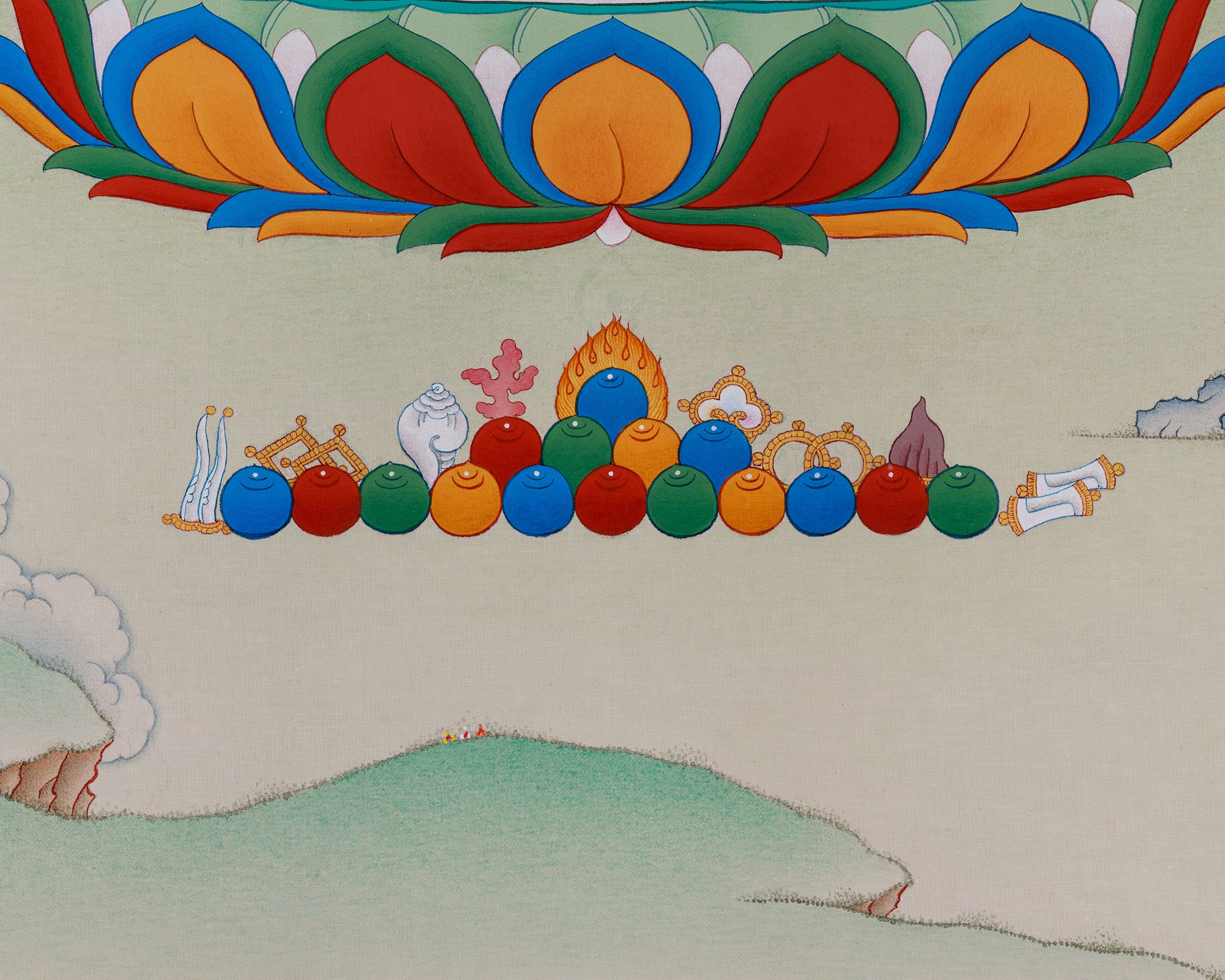 Authentic Tibetan Thangka of Chenrezig | Symbol of Loving-Kindness and Awakening