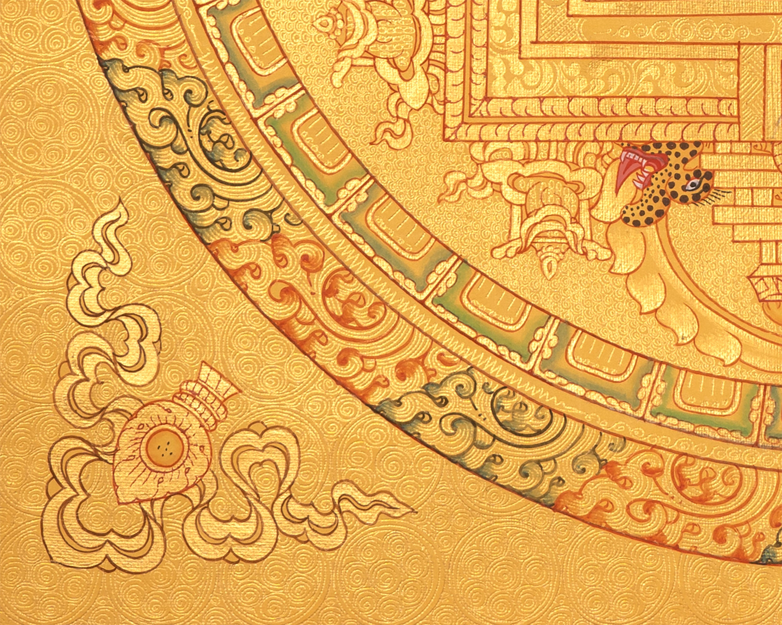 Samanthabhadra Buddha Shakti Mandala | Hand-Painted Tibetan Thangka