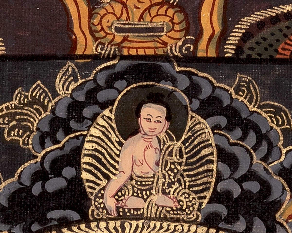 Three Mandala Thangka | Buddha and Female Bodhisattvas