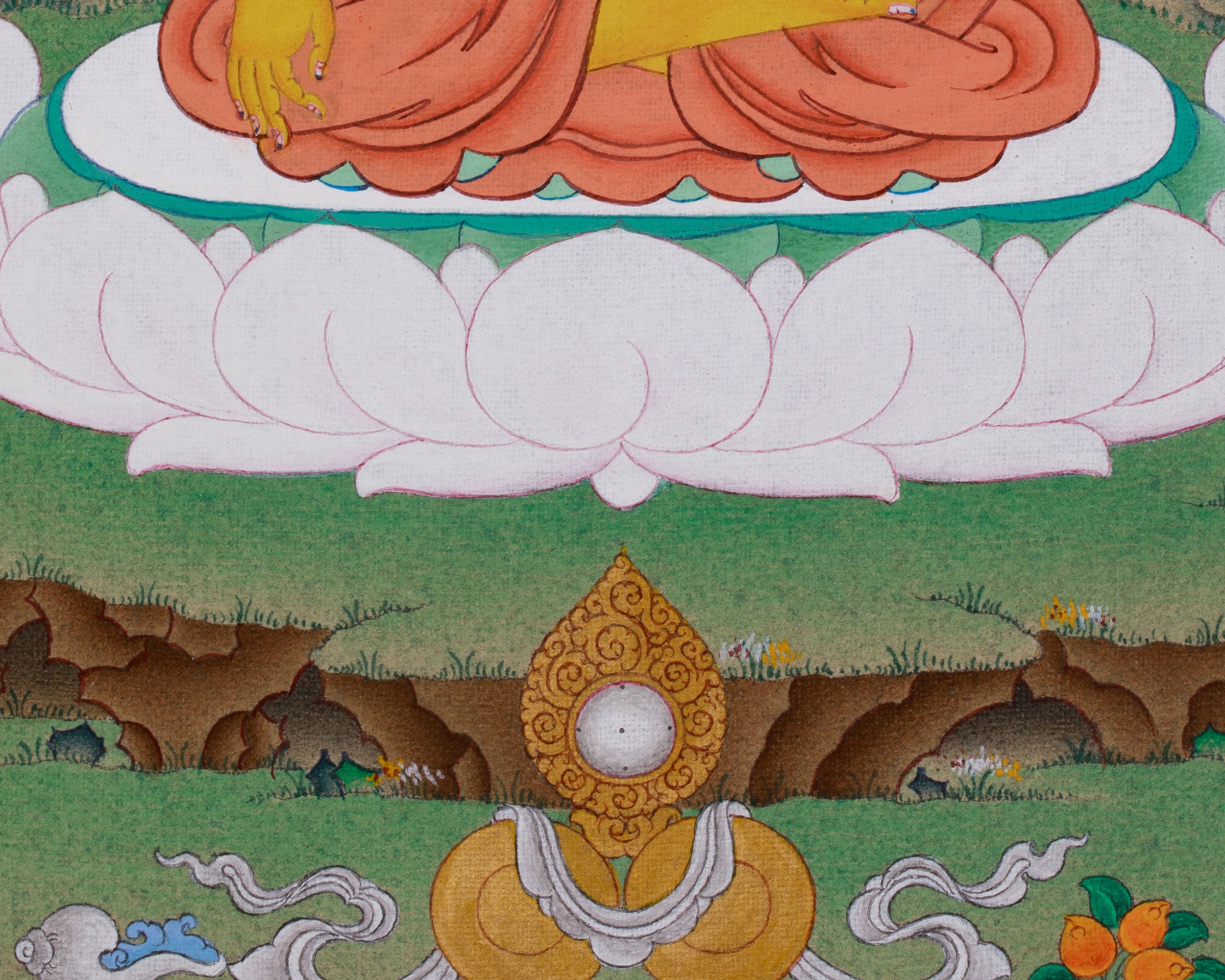 Enlightenment Shakyamuni Buddha Thangka | Historical Buddha