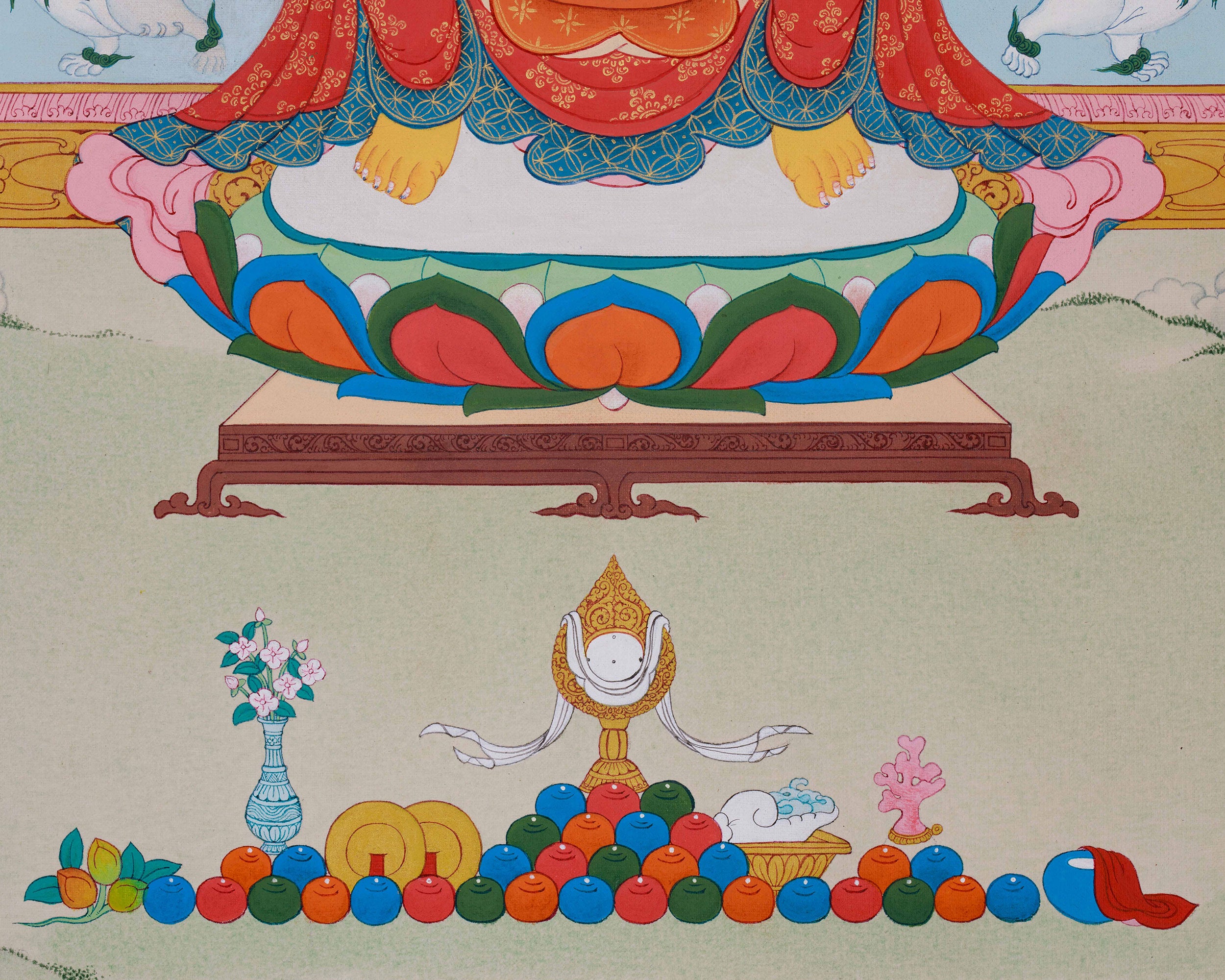 The Buddha of Future, Maitreya Thangka | Buddha of Hope and Enlightenment