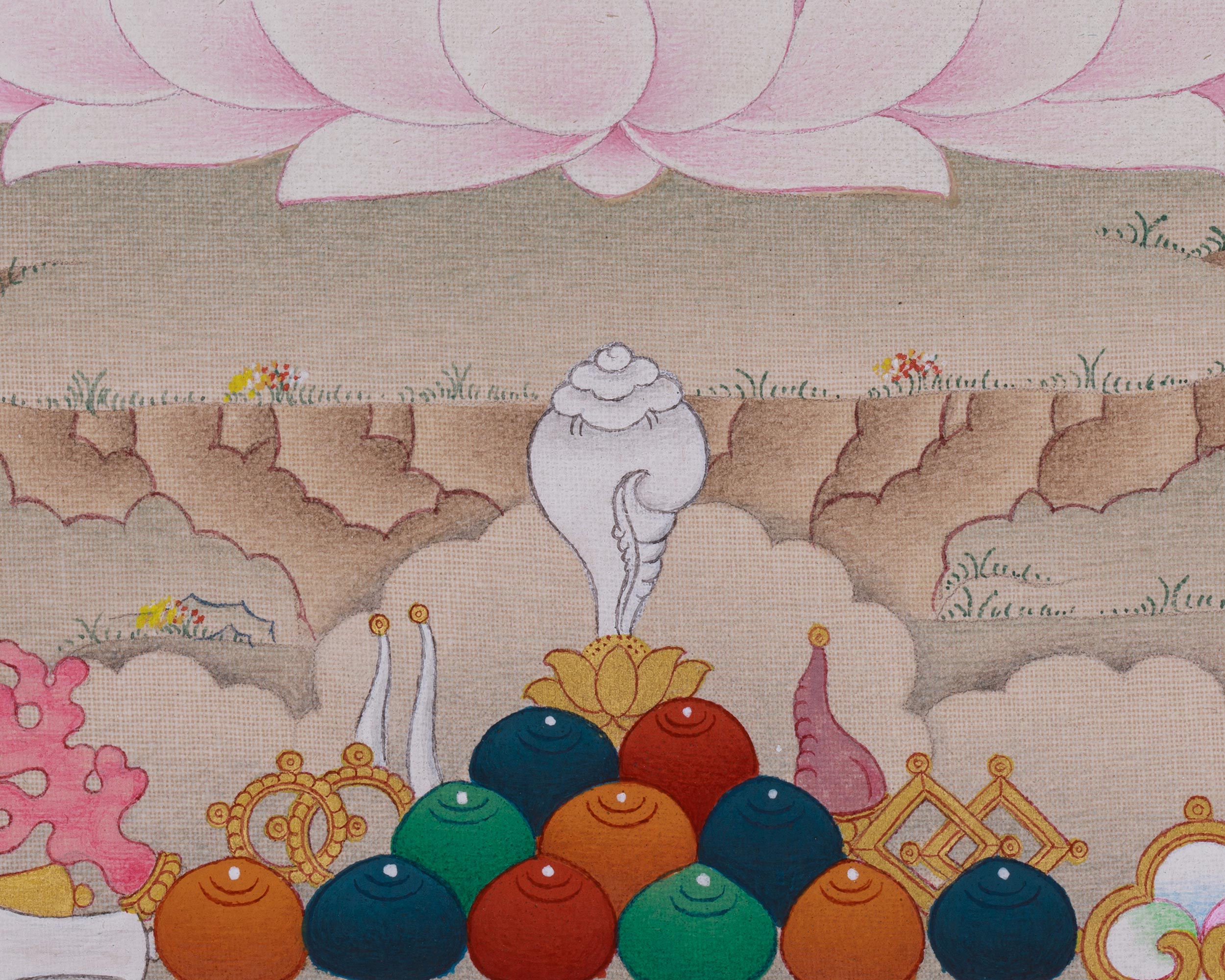 Himalayan Vajrasattva Thangka | The Bodhisattva of Purification