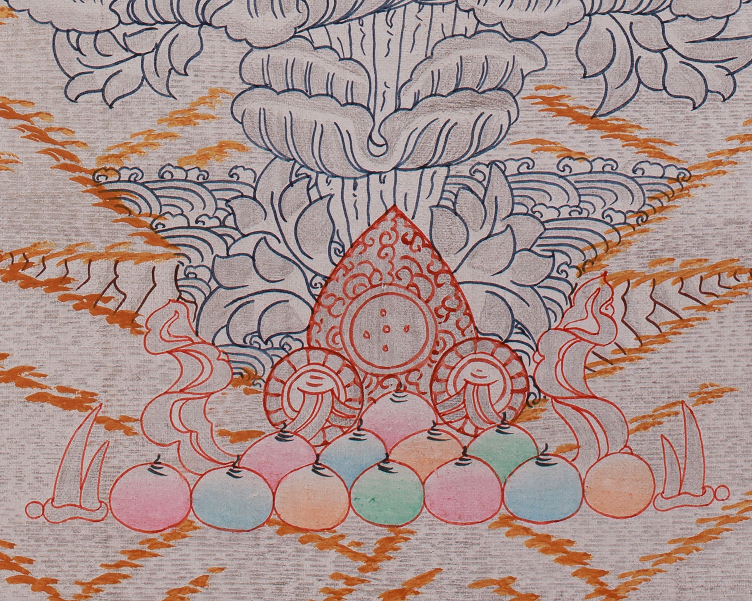 Sacred Art Of 1000 Armed Chenrezig | Avalokiteshvara Thangka | Spiritual Artwork