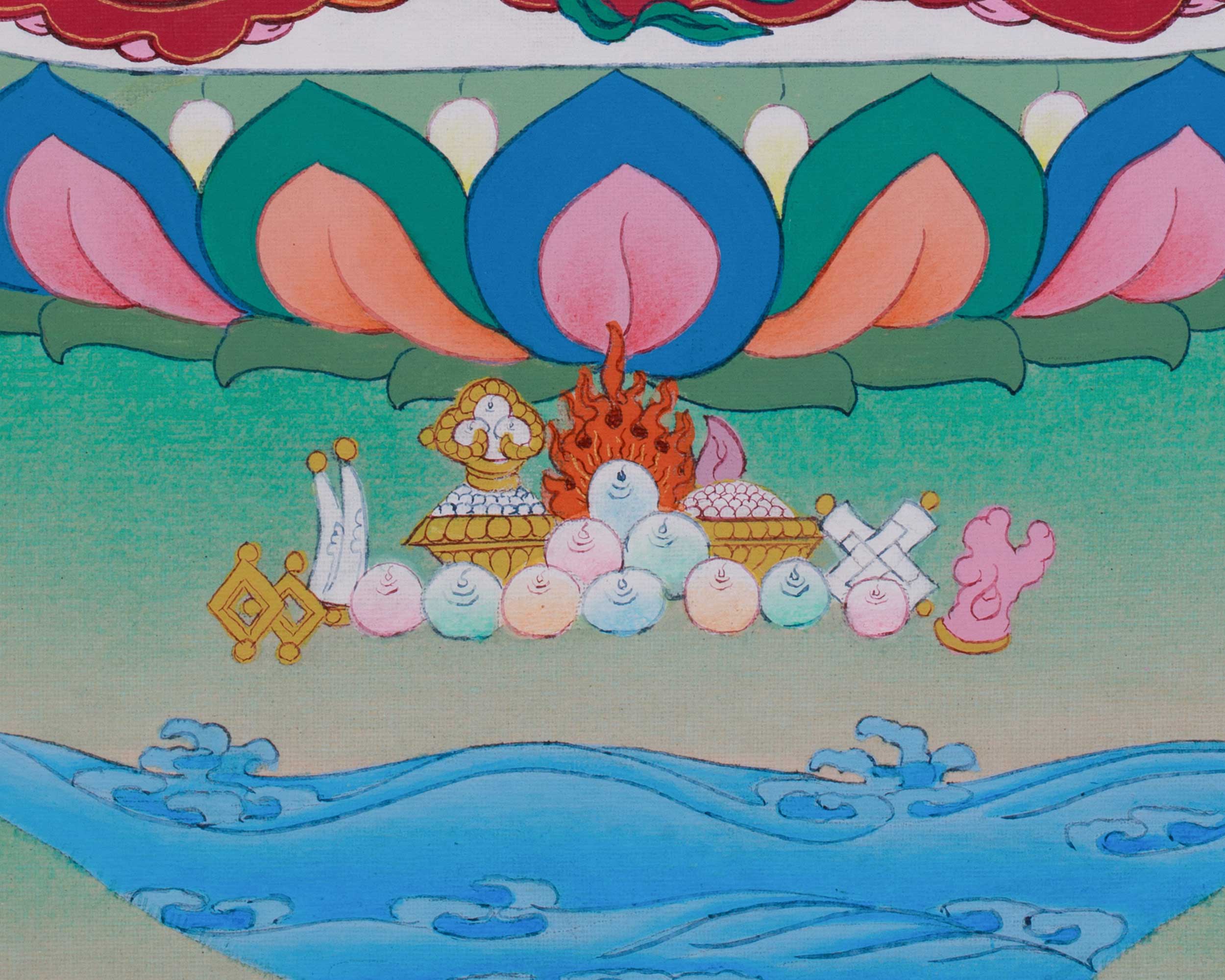 Himalayan Manjushri Artwork | The Sword of Wisdom