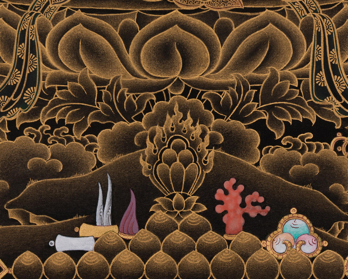 Healing Deity Sita Tara Thangka | White Tara Art | Enlightened Female Buddha