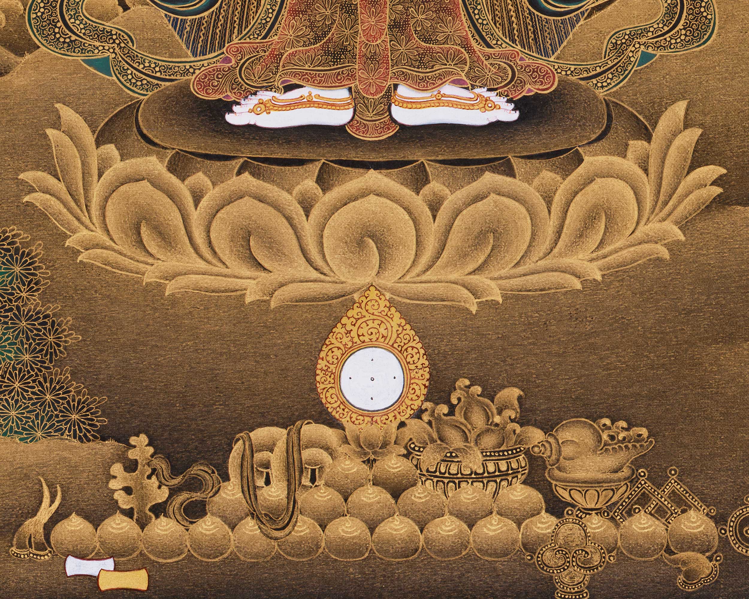 Thousand-Armed Chenrezig Canvas Print | Giclee Artwork of Compassion