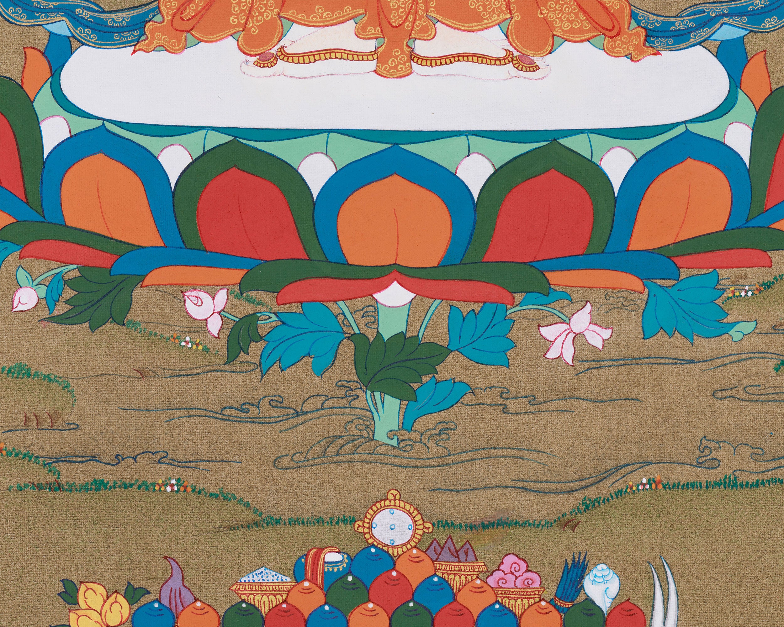 Thousand Arms Chenrezig Thangka | Divine Manifestation of Infinite Compassion