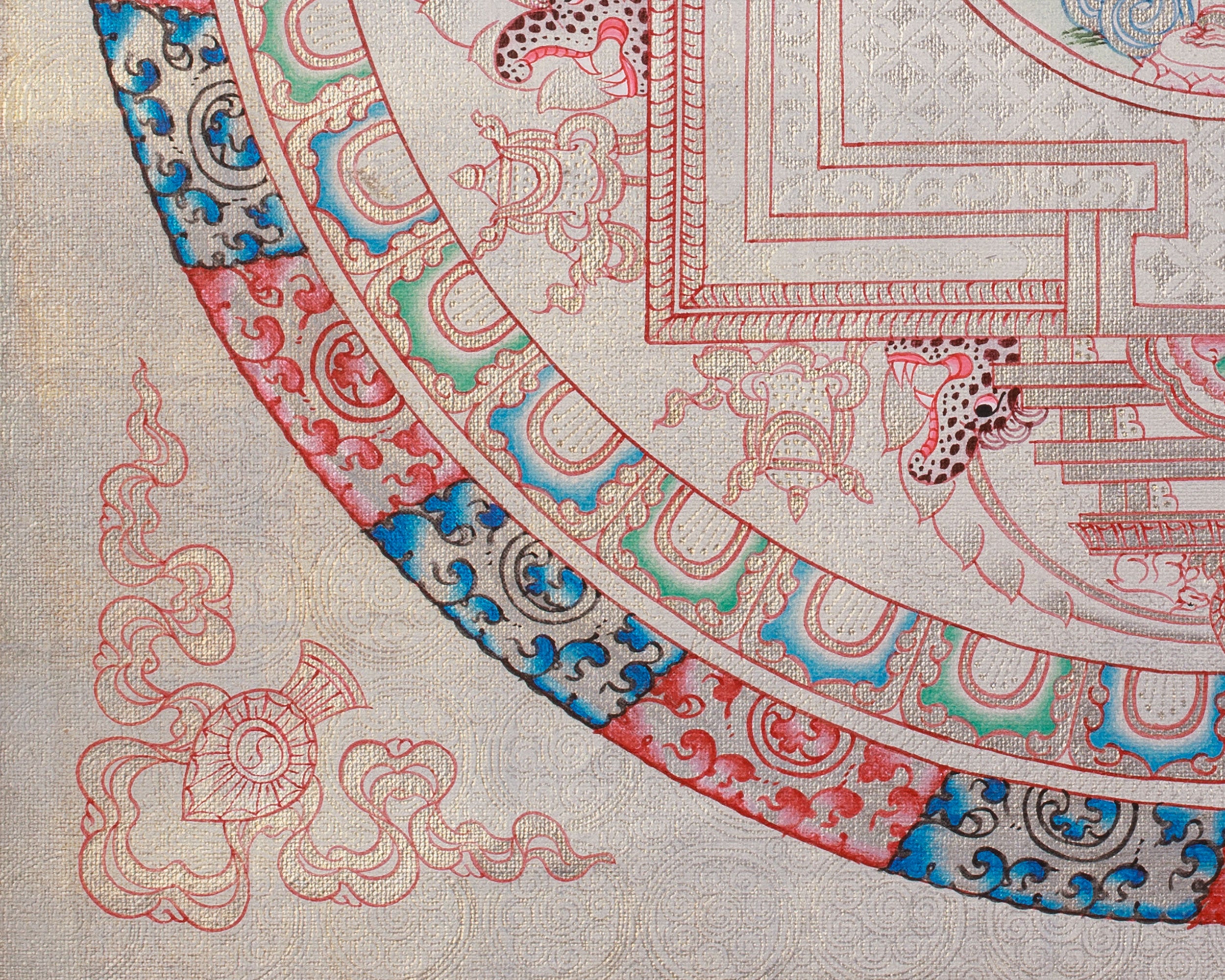 Traditional 1000 Armed Chenrezig Mandala |  Avalokiteshvara Art