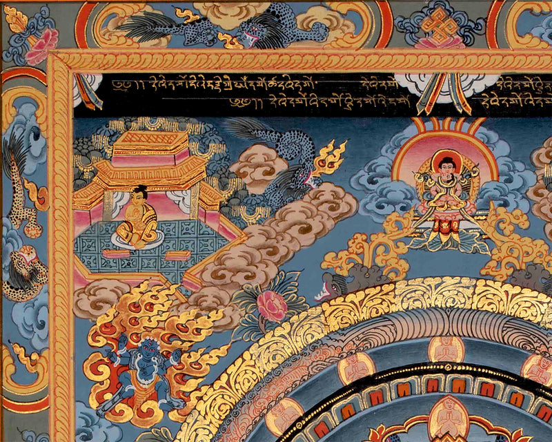 Genuine Handcrafted Buddha Mandala Thangka