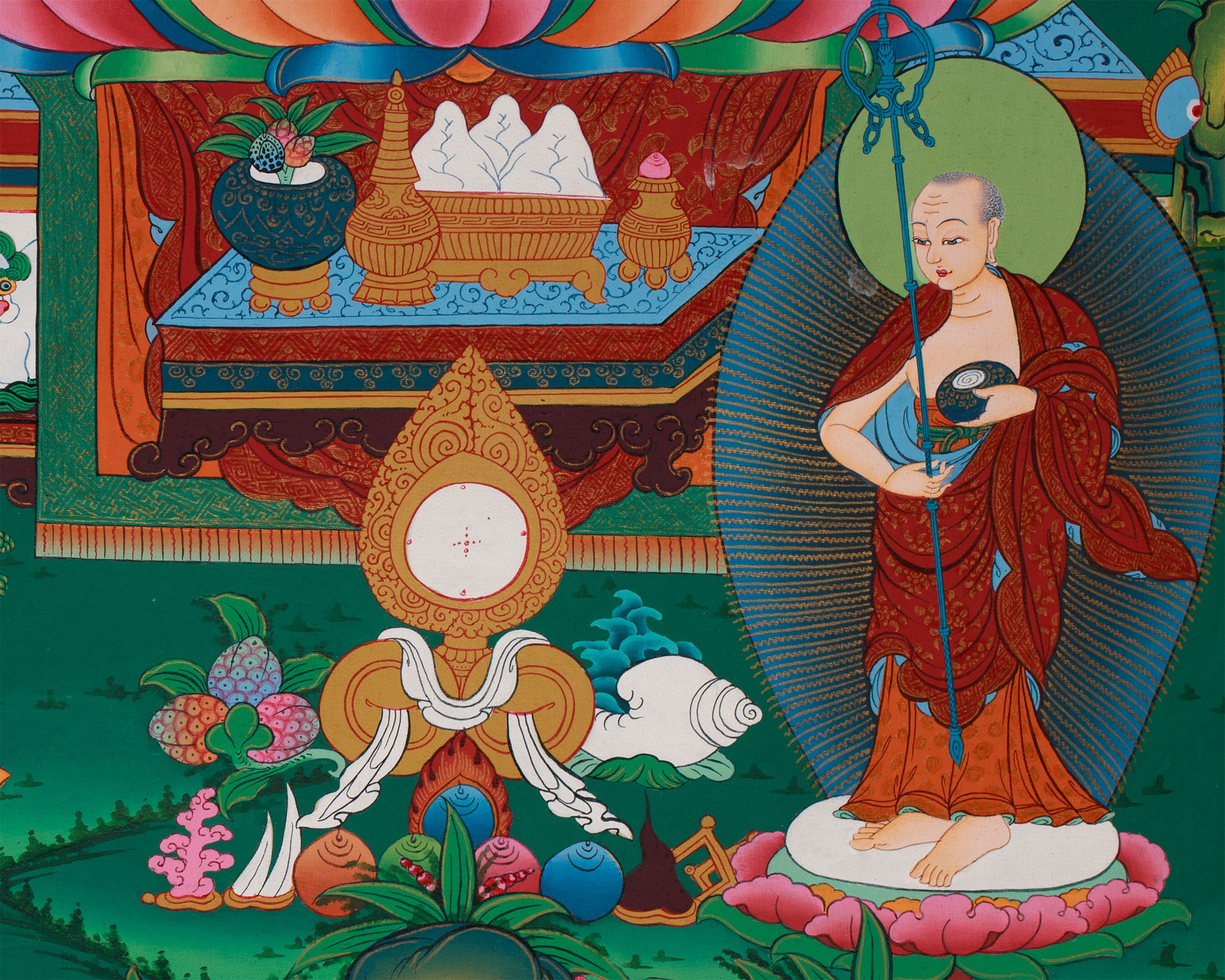Historical Gautama Buddha Thangka | Founder of Buddhism