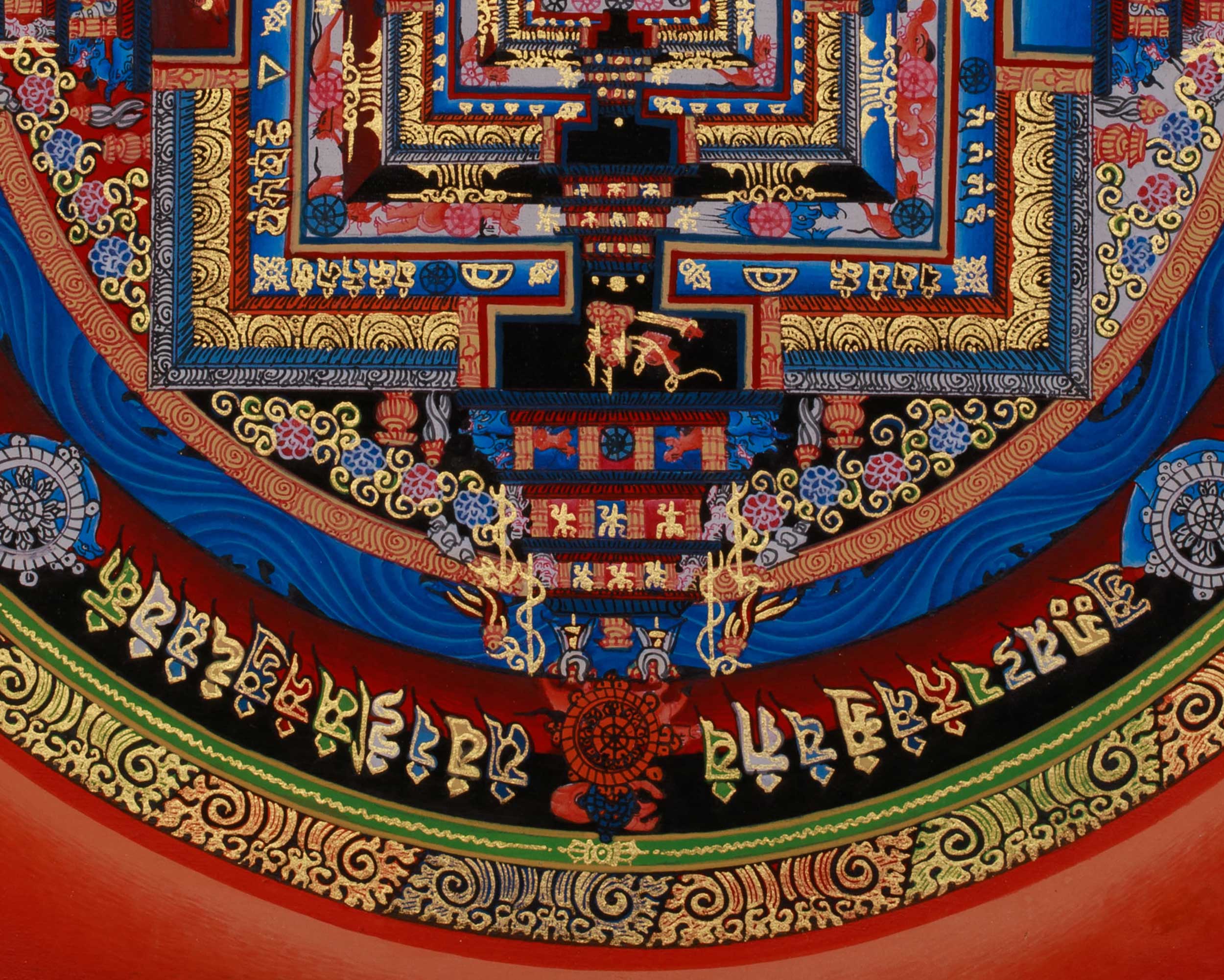 The Kalachakra Mandala Thangka | Tibetan Artwork of the Wheel of Time