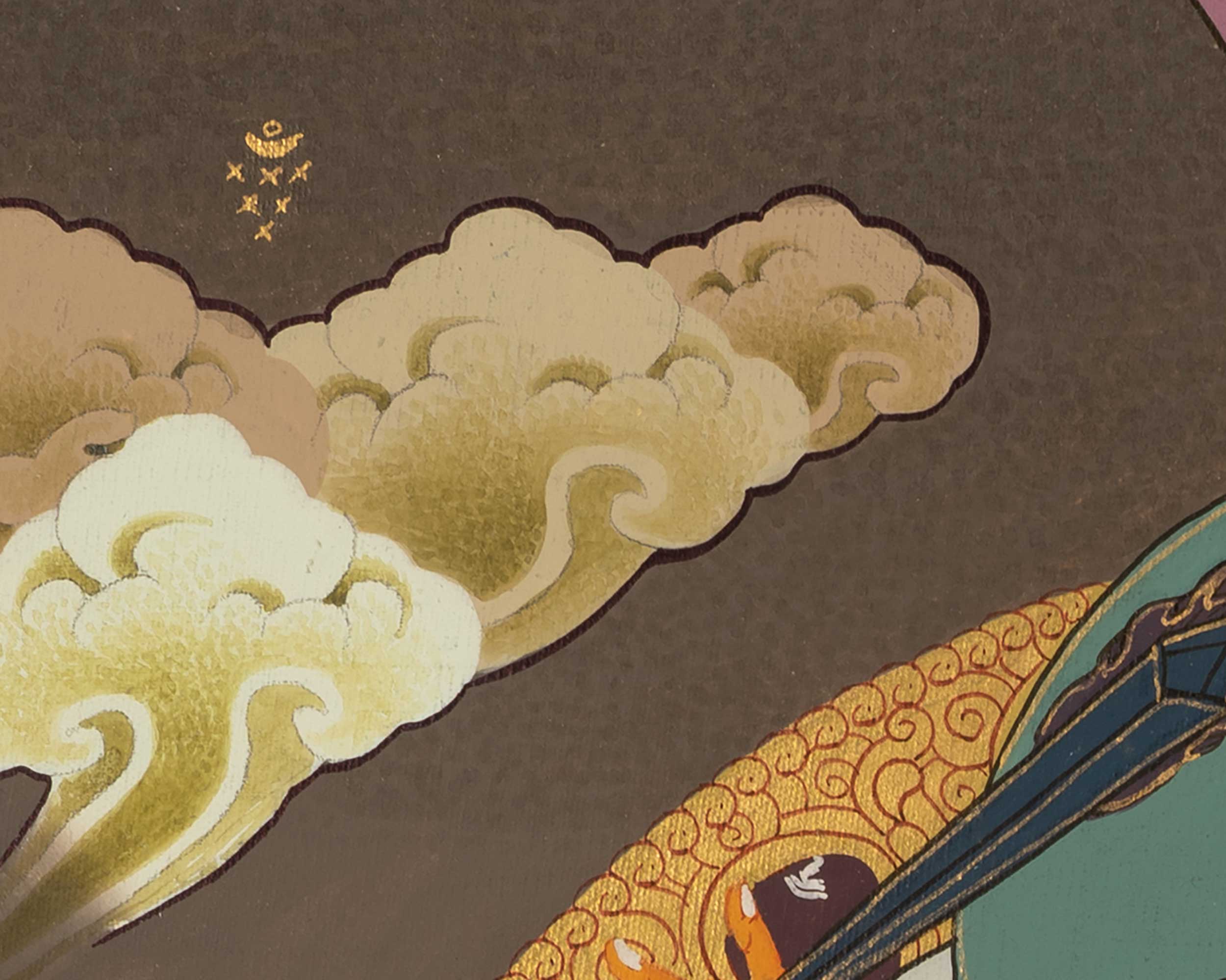 Manjushree Thangka Painting | Buddhist Wall Hanging