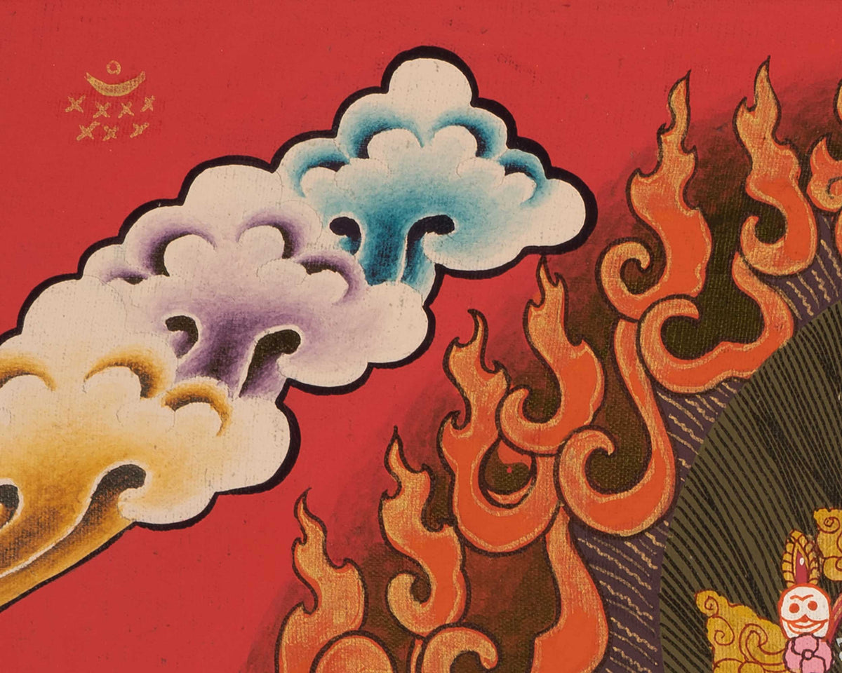 Vajra Panjarnatha Thangka | Wall Decor Artwork