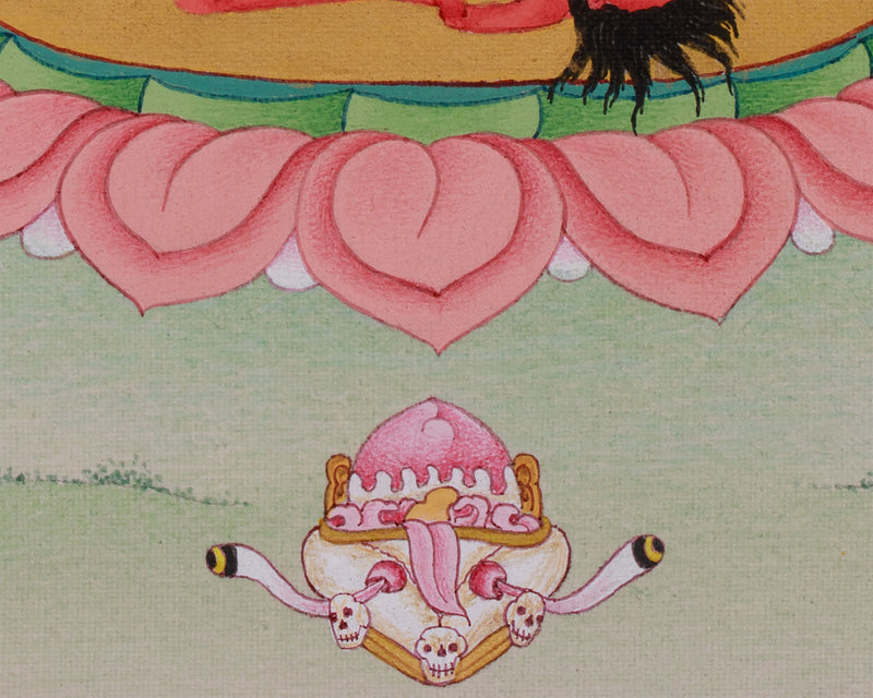 Wrathful Vajravarahi, Dorje Phagmo Thangka | Red Dakini Artwork