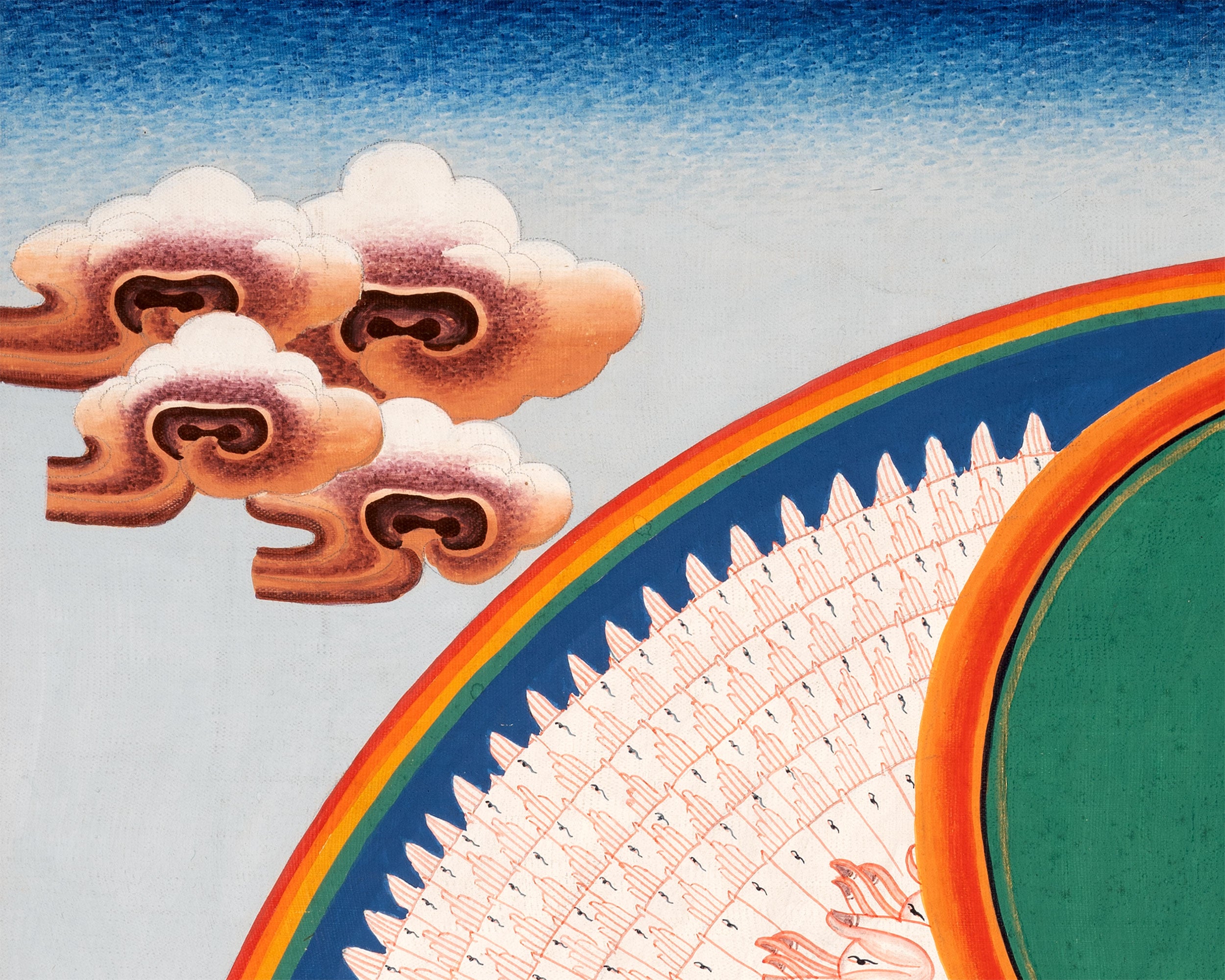 Avalokiteshvara Chenresig Thangka | Tibetan Traditional Painting | Wall Hanging Decors